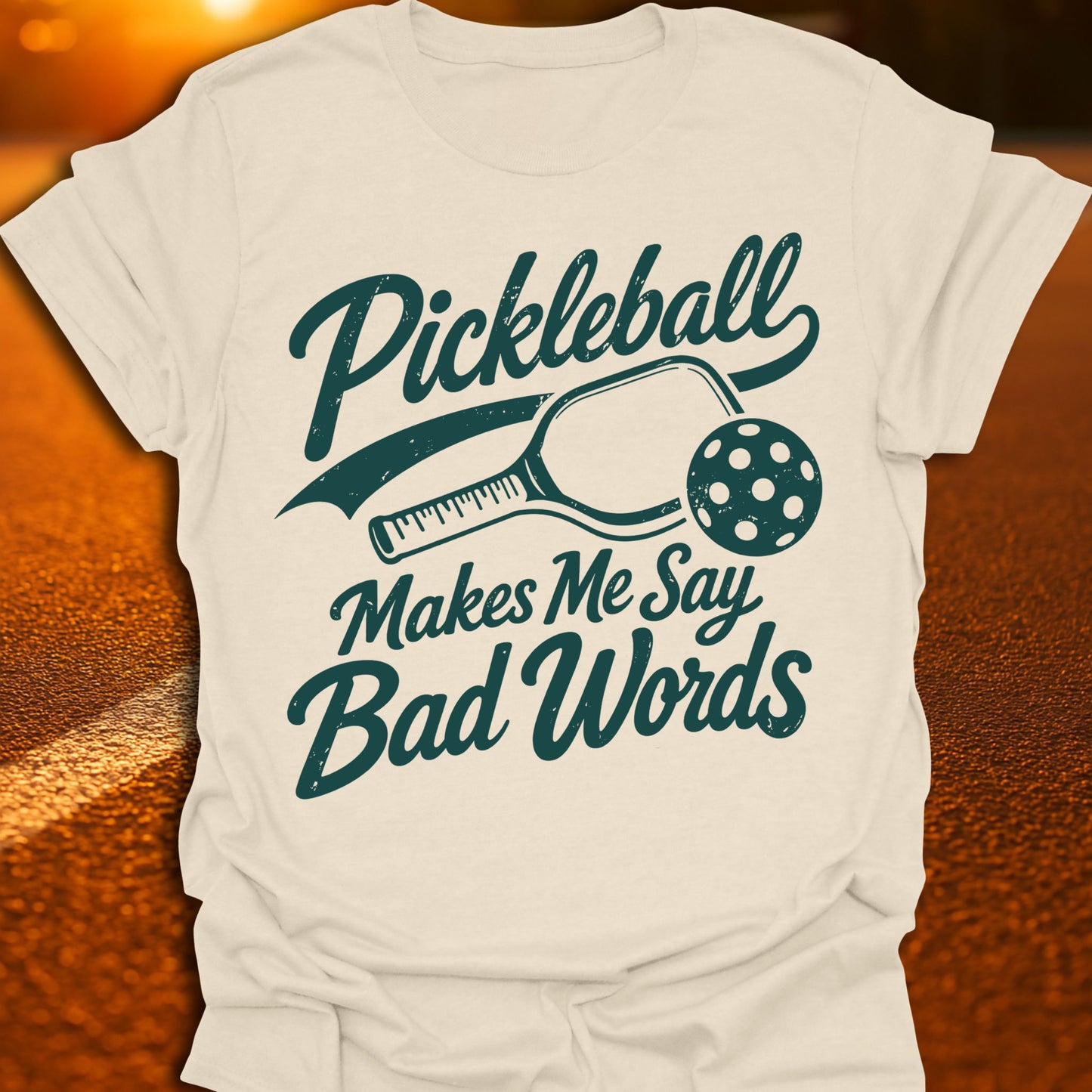 Bad Words Vintage Pickleball T-Shirt