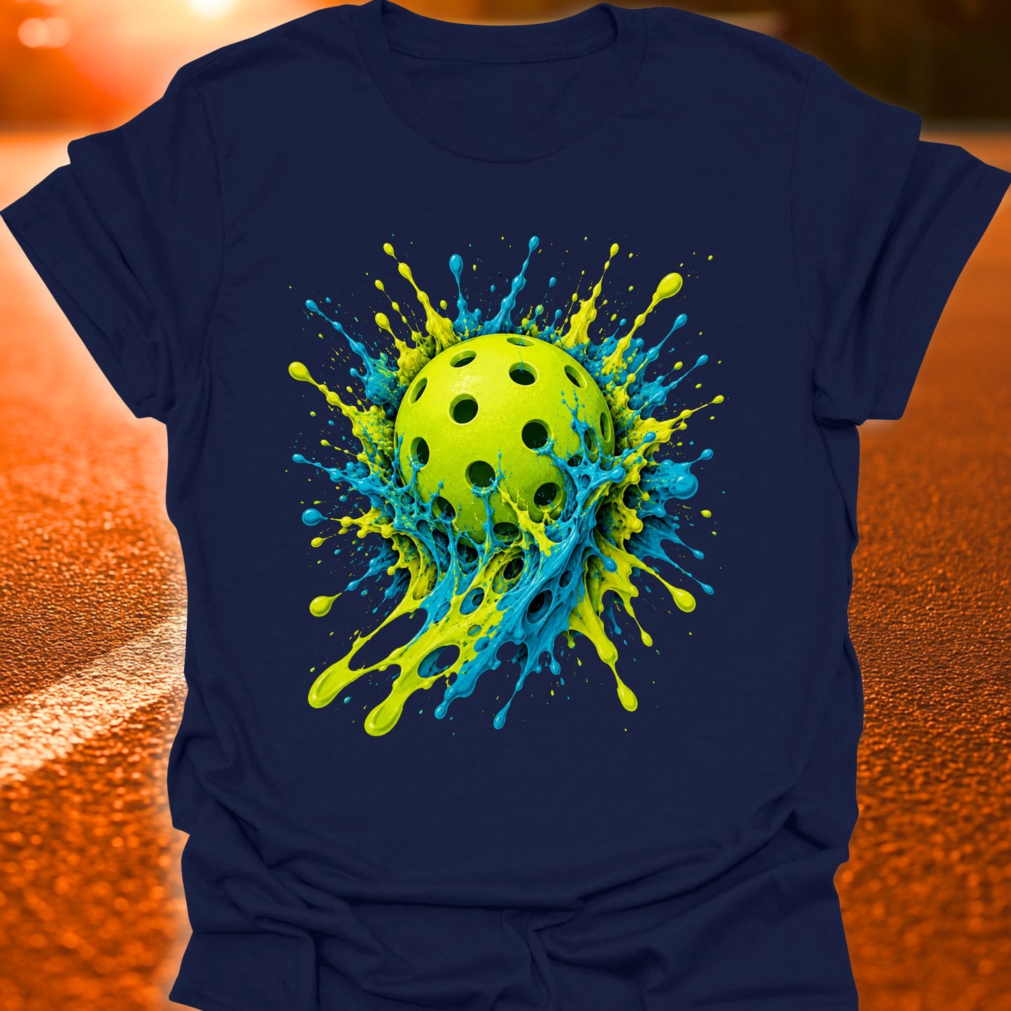 Paint Splash Pickleball T-Shirt