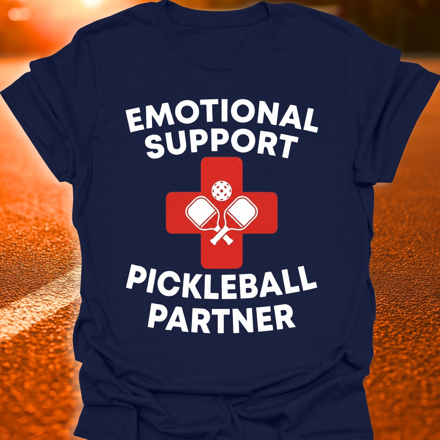 Emotional Support Pickleball Partner T-Shirt