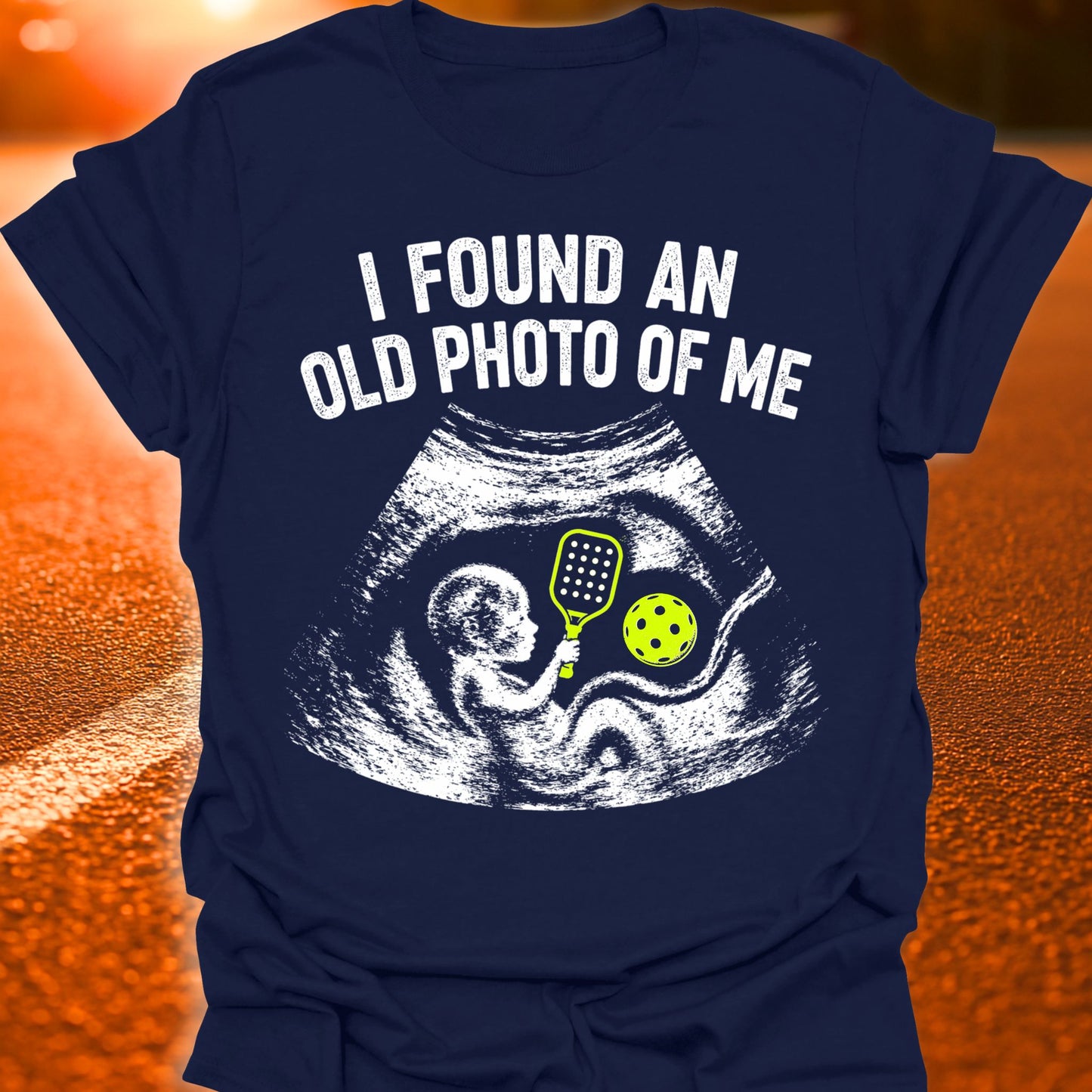 Old Photo Pickleball T-Shirt