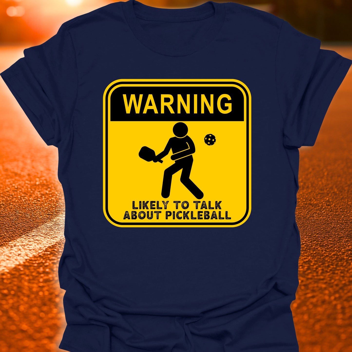 Warning Pickleball T-Shirt