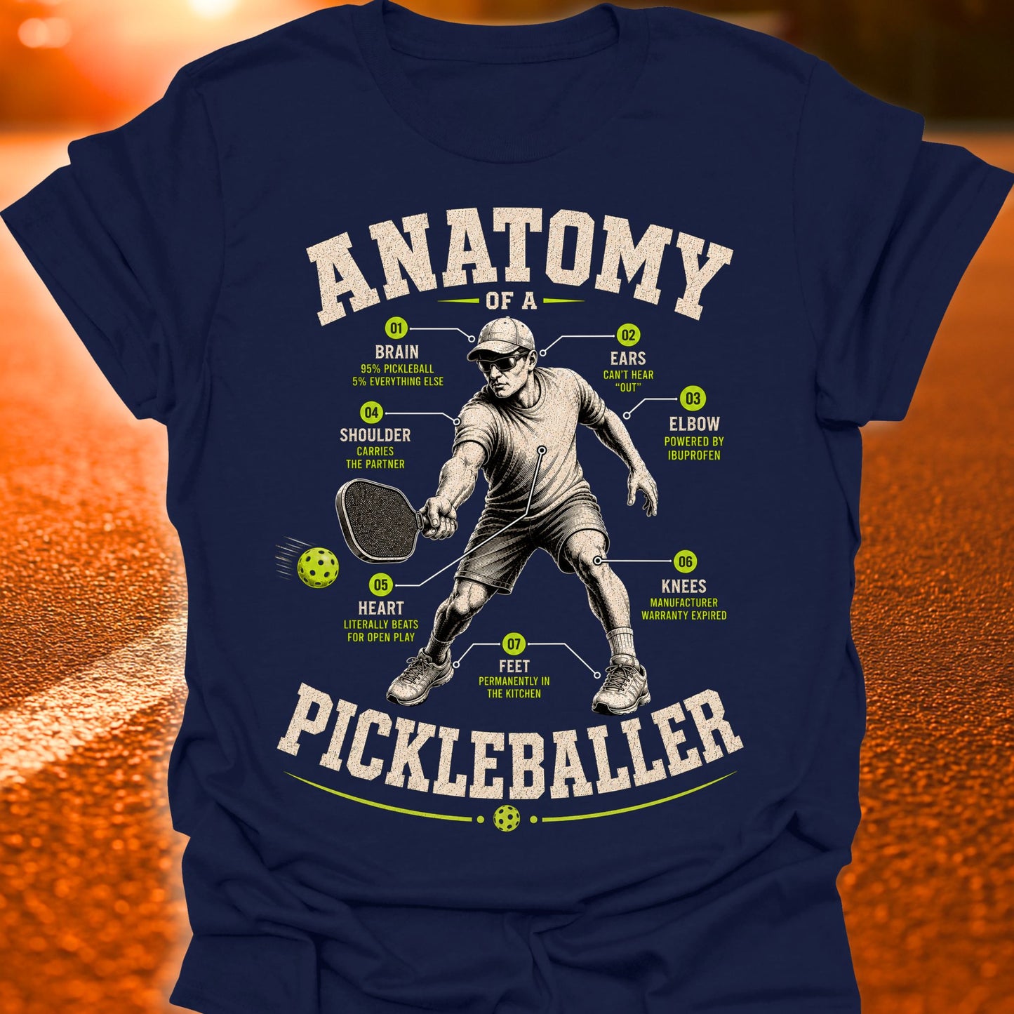 Anatomy Pickleball T-Shirt