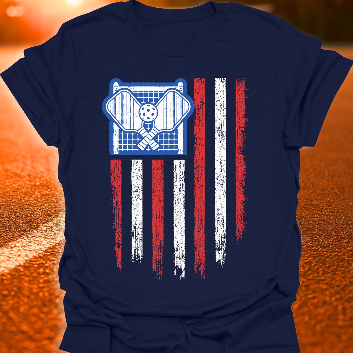 Patriot Pickleball Flag T-Shirt