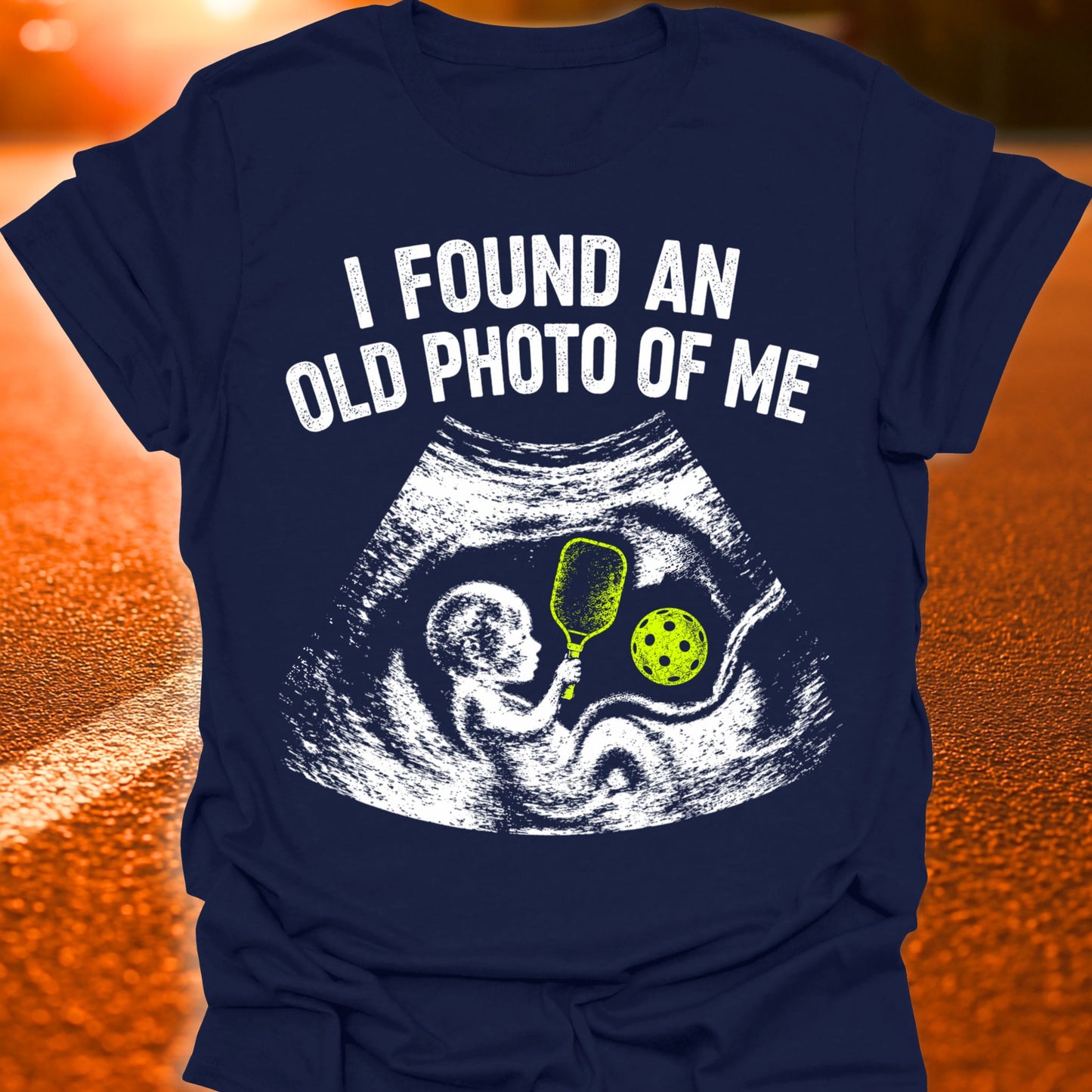 Old Photo Pickleball T-Shirt