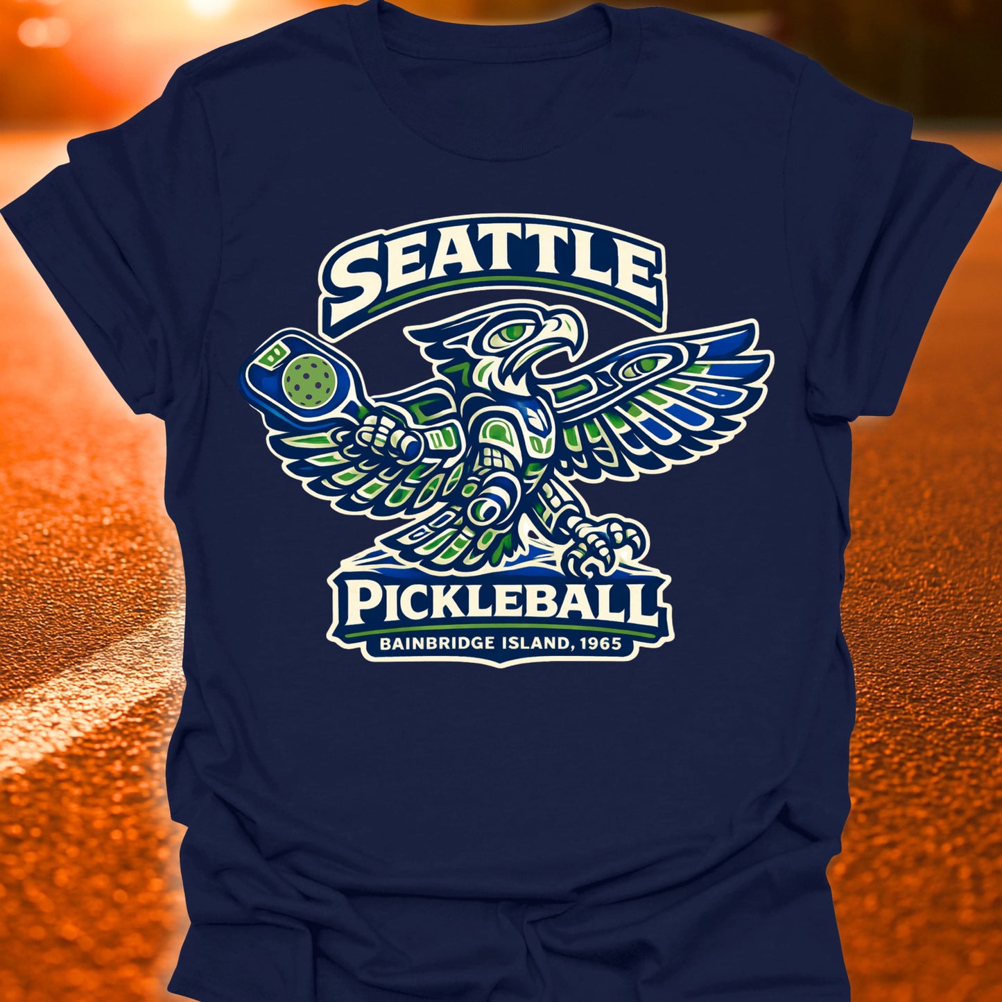 Seattle Throwback Pickleball T-Shirt