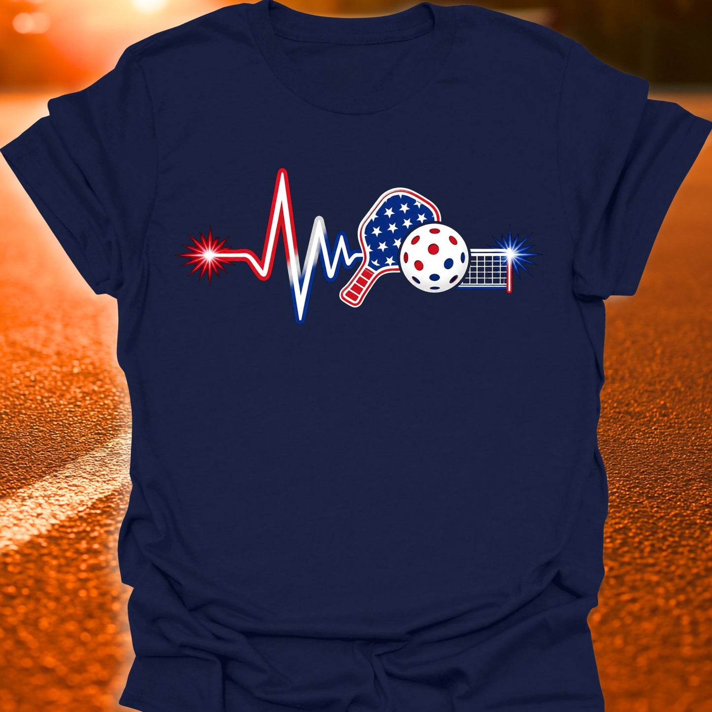 Patriotic Lifeline Pickleball T-Shirt