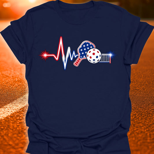 Patriotic Lifeline Pickleball T-Shirt
