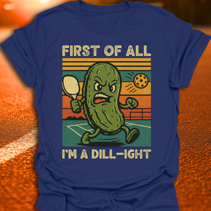 I'm A Dill-ight Retro Sunset T-Shirt