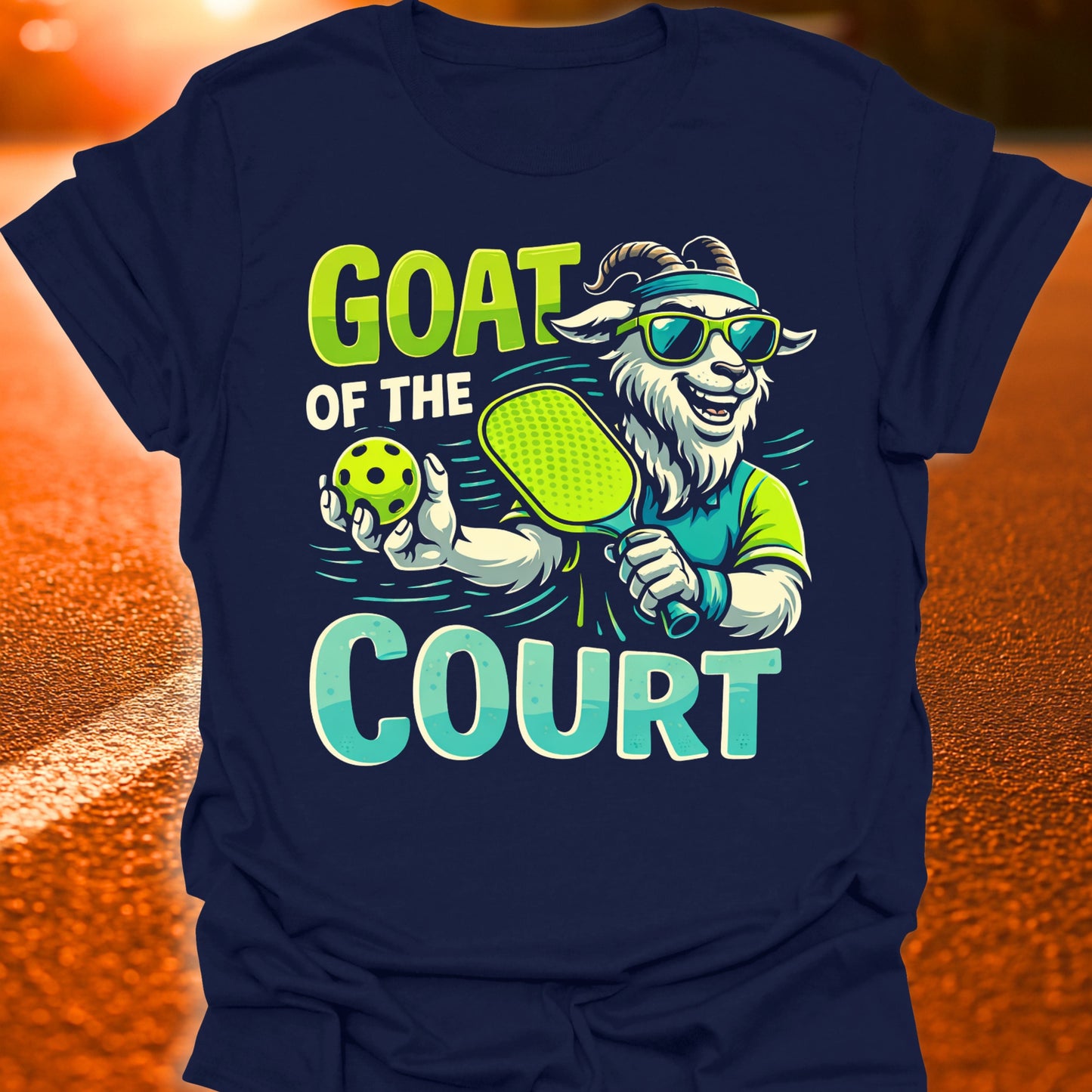 Goat Of The Court Pickleball T-Shirt