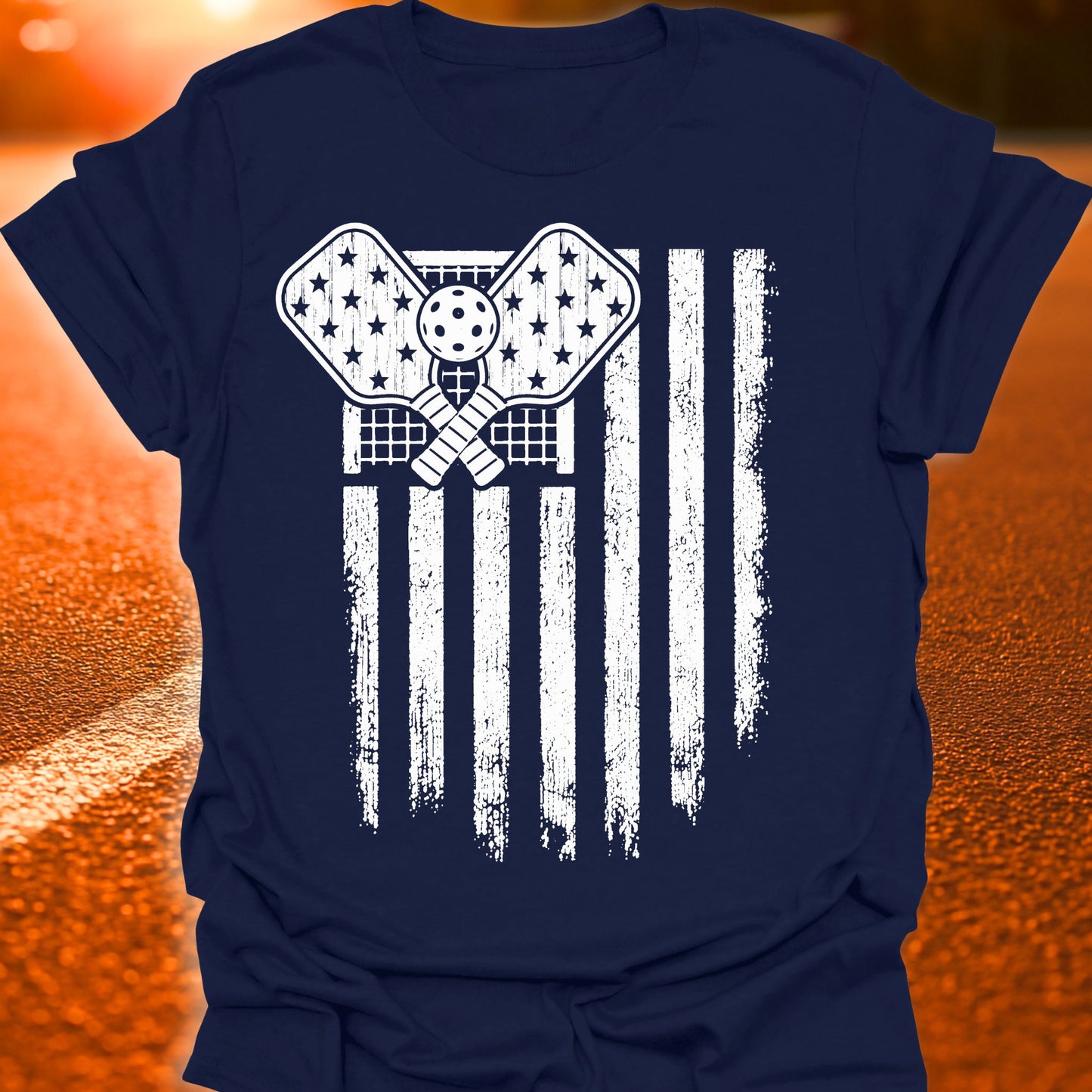 Patriot Pickleball Flag T-Shirt