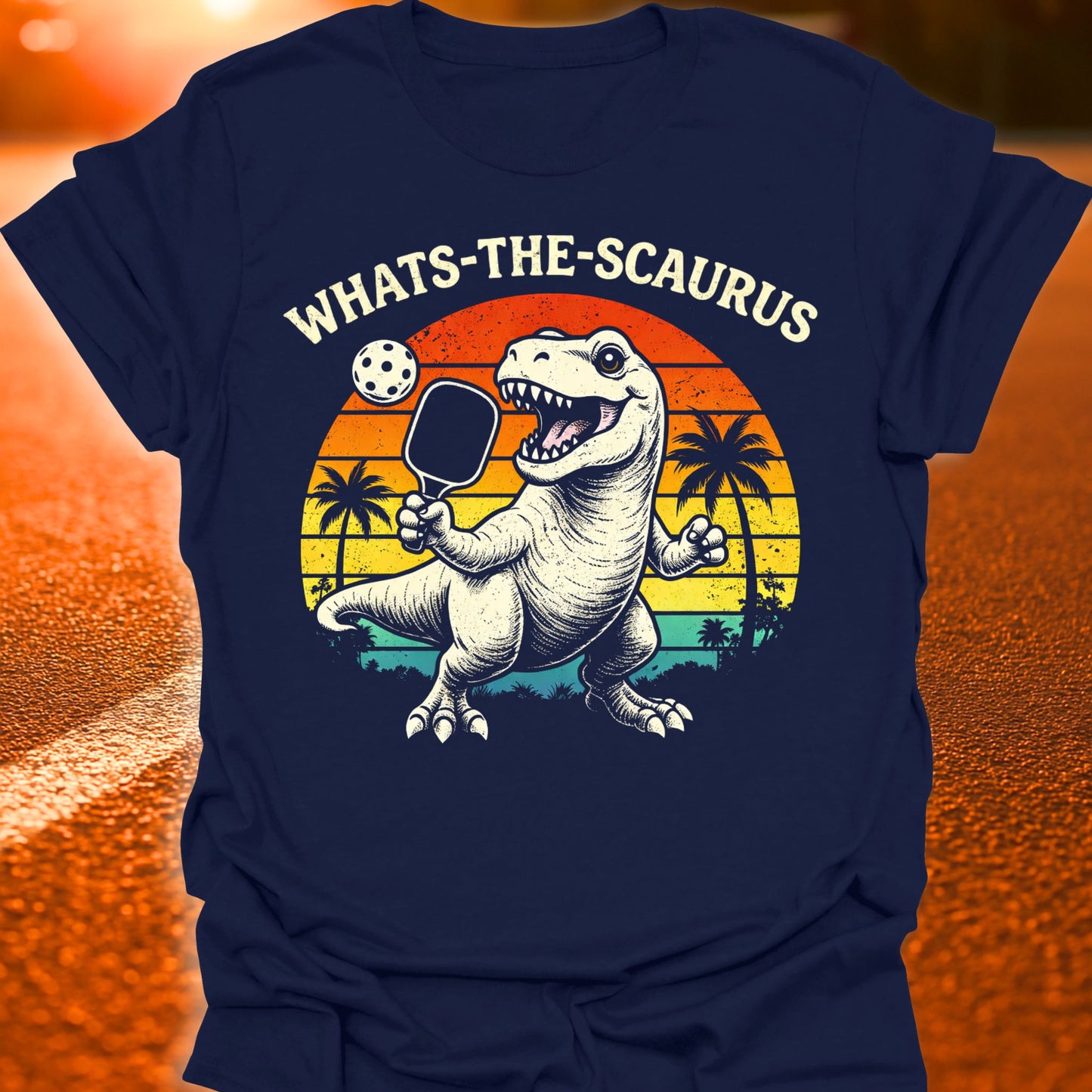 Whats-The-Scaurus Pickleball T-Shirt