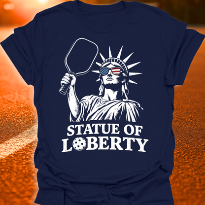 Statue Of LOBerty Pickleball T-Shirt