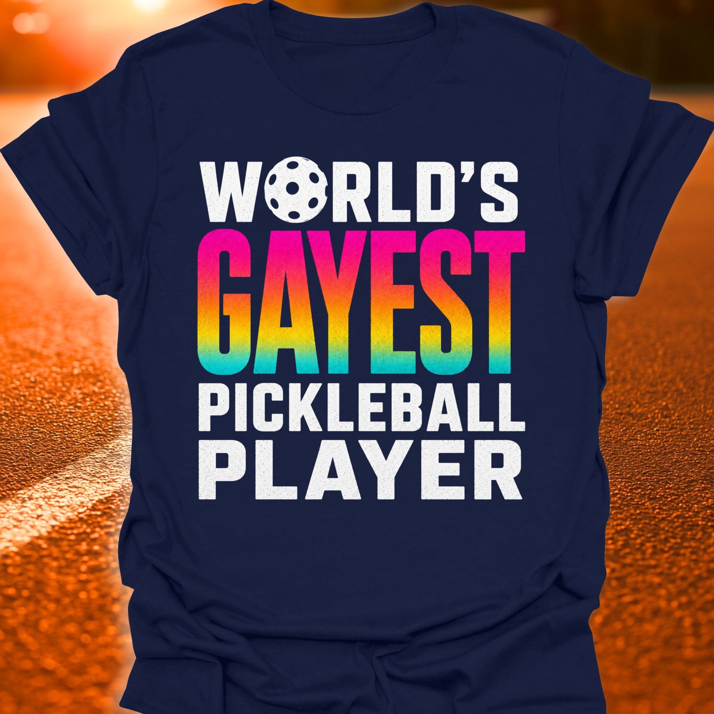 World's Gayest Pickleball Player T-Shirt