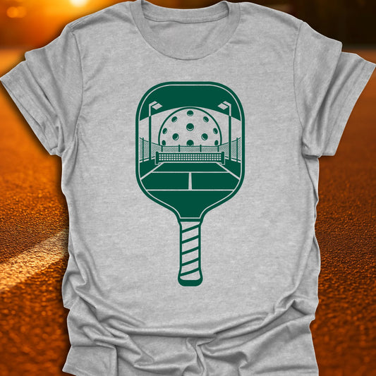 Paddle Court Graphic Pickleball T-Shirt