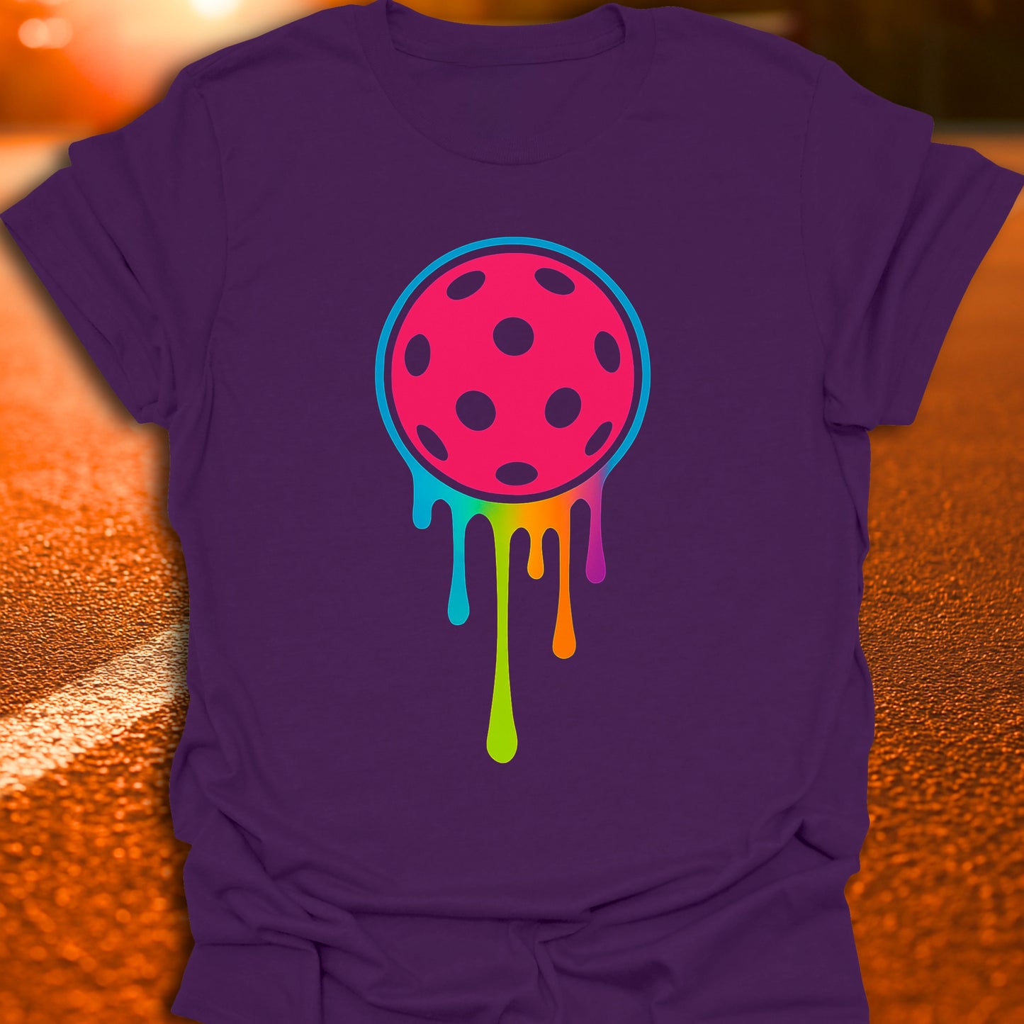 Neon Pickleball Drip T-Shirt