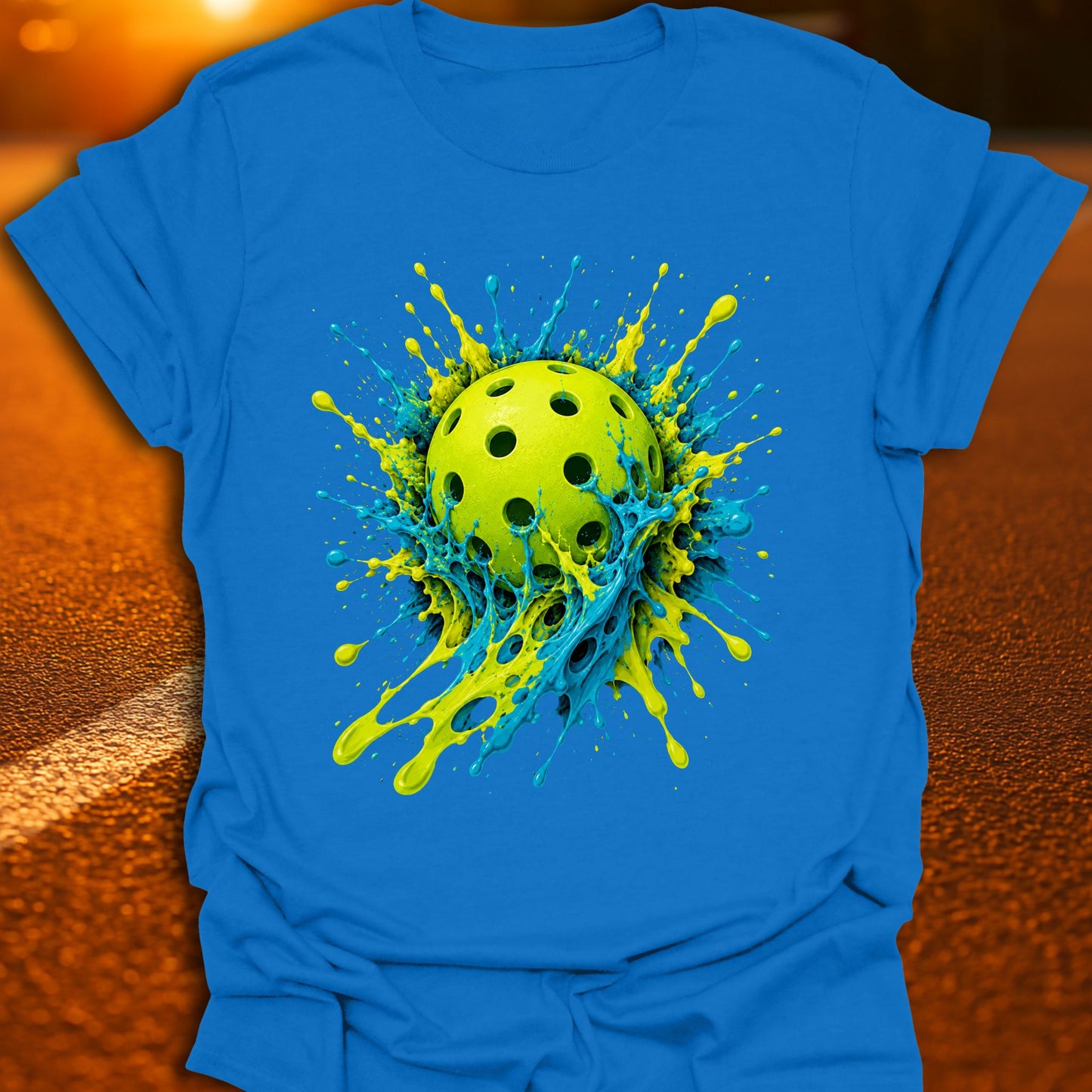 Paint Splash Pickleball T-Shirt