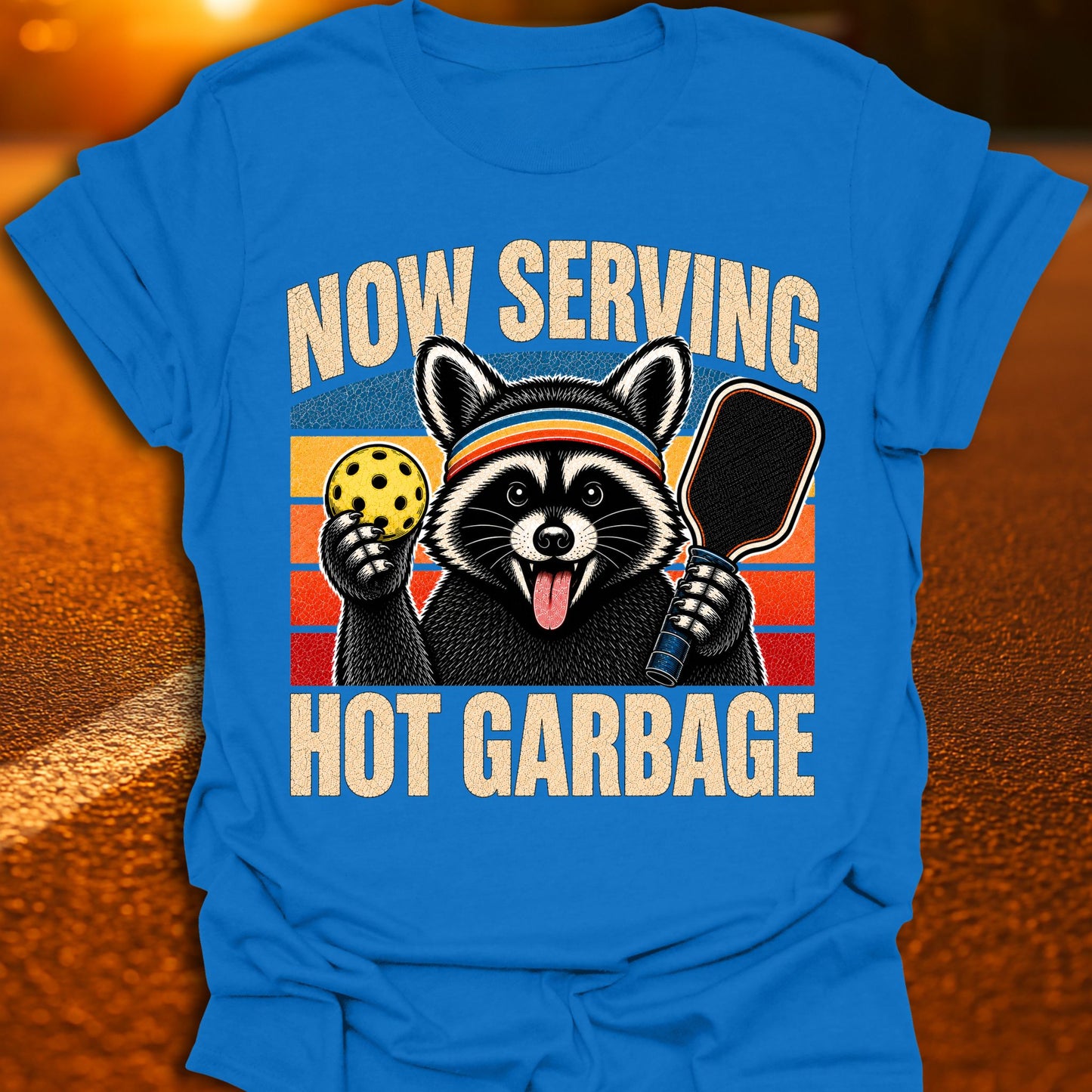 Now Serving Hot Garbage Pickleball T-Shirt