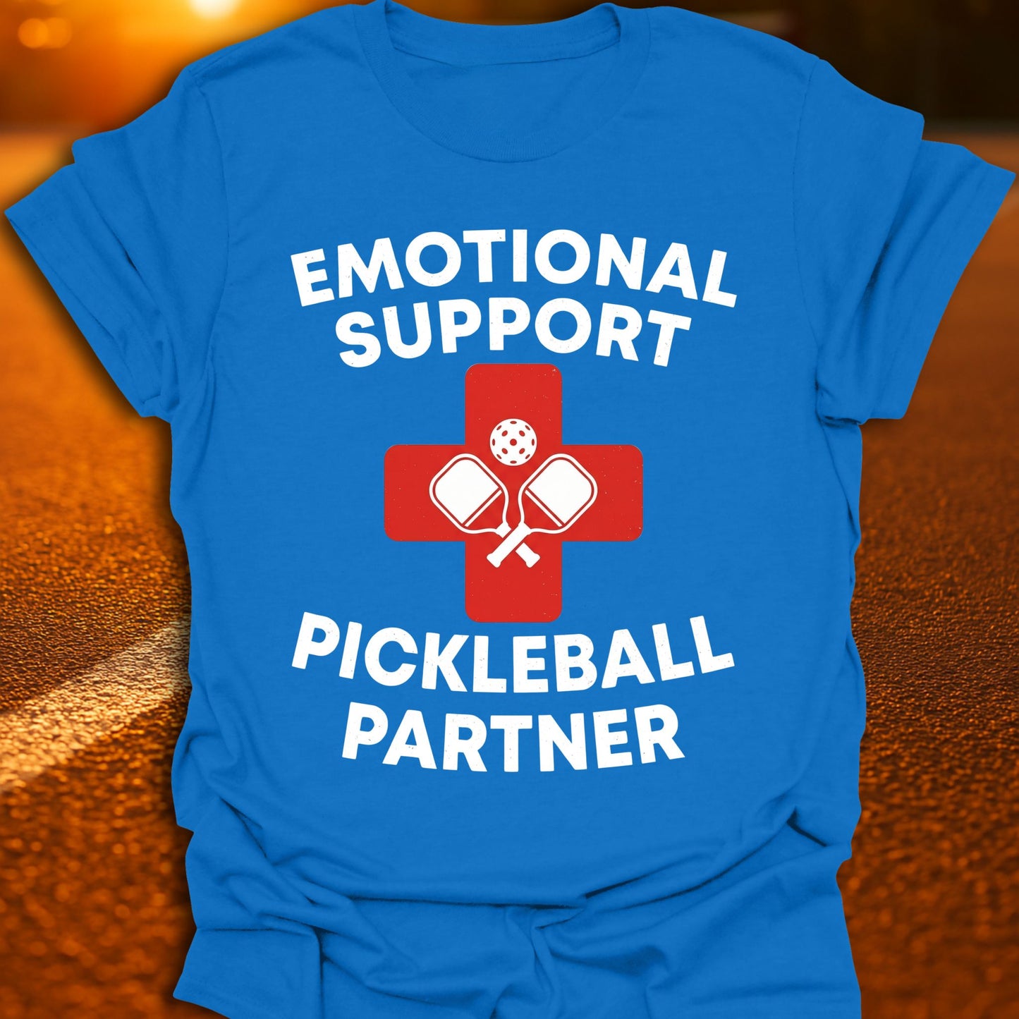 Emotional Support Pickleball Partner T-Shirt
