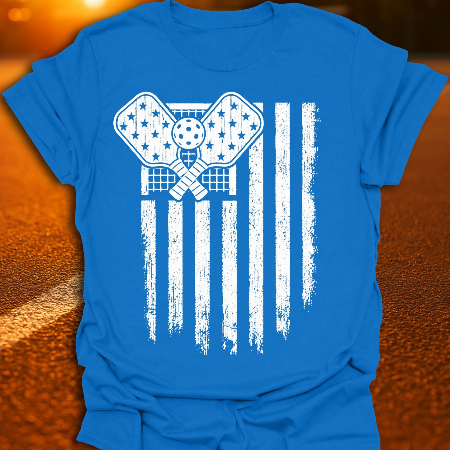 Patriot Pickleball Flag T-Shirt