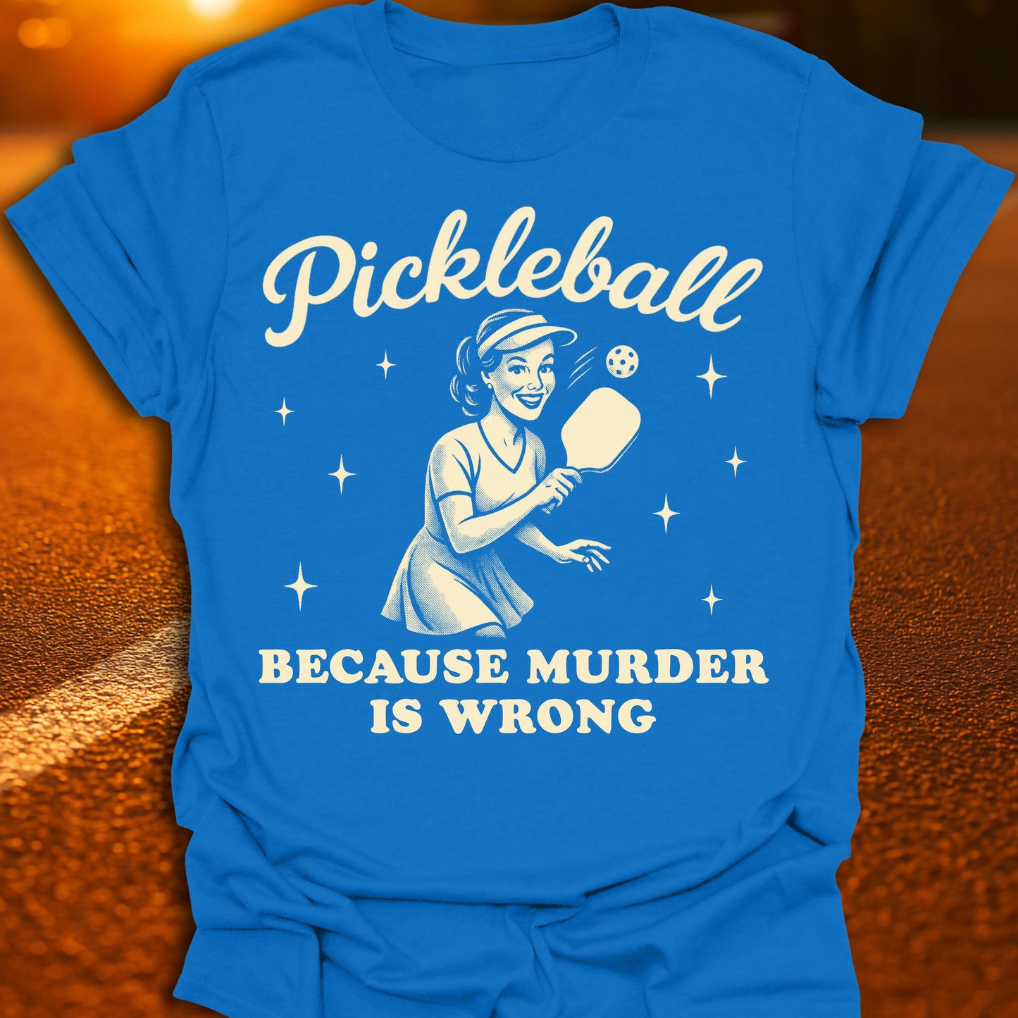 Murder Is Wrong Pickleball T-Shirt (Remix)