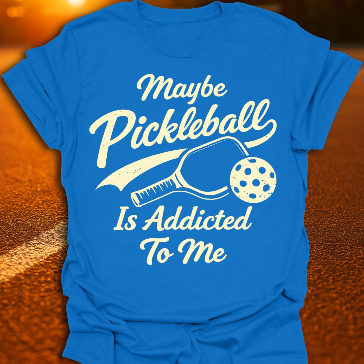 Addicted To Me Vintage Pickleball T-Shirt