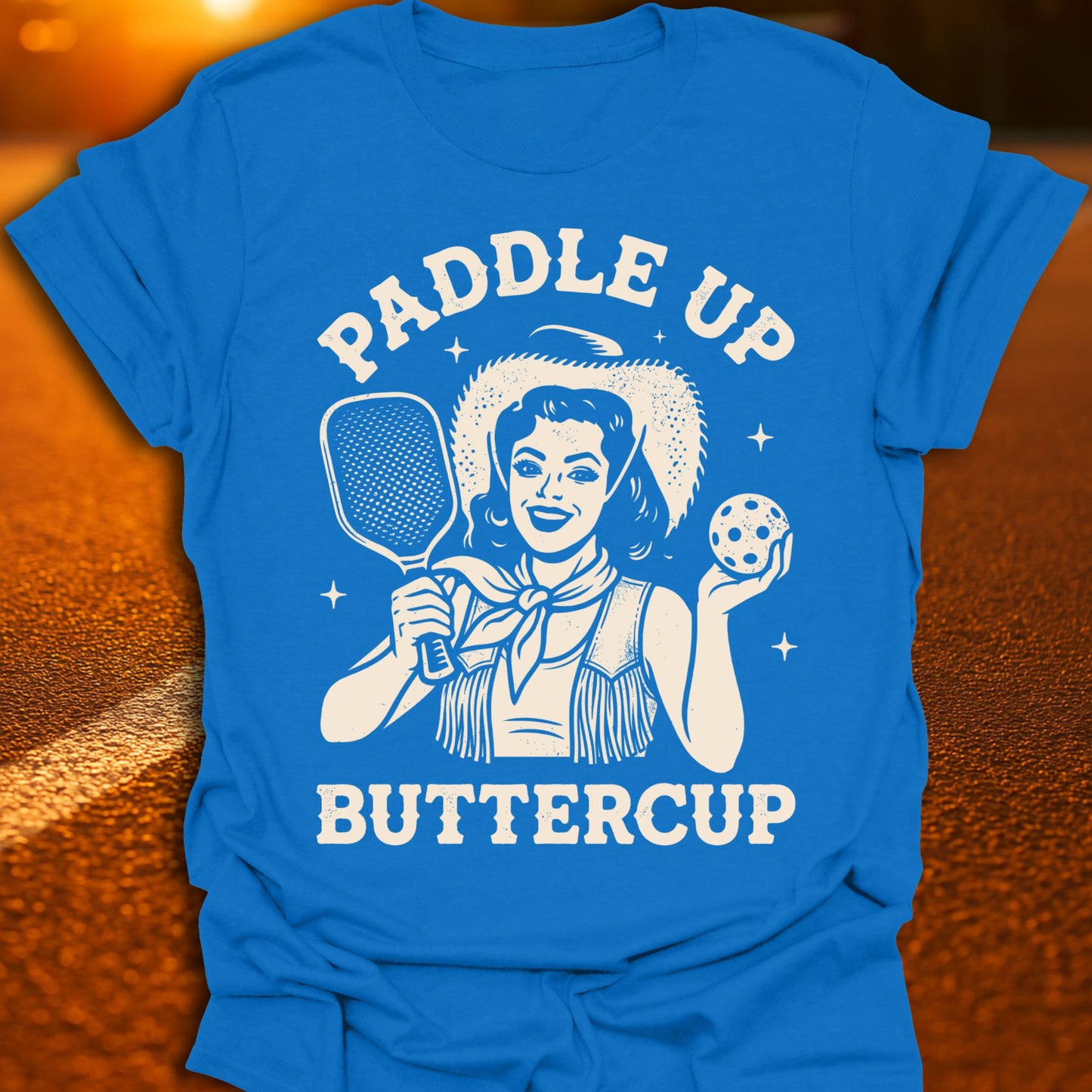 Paddle Up Buttercup Pickleball T-Shirt