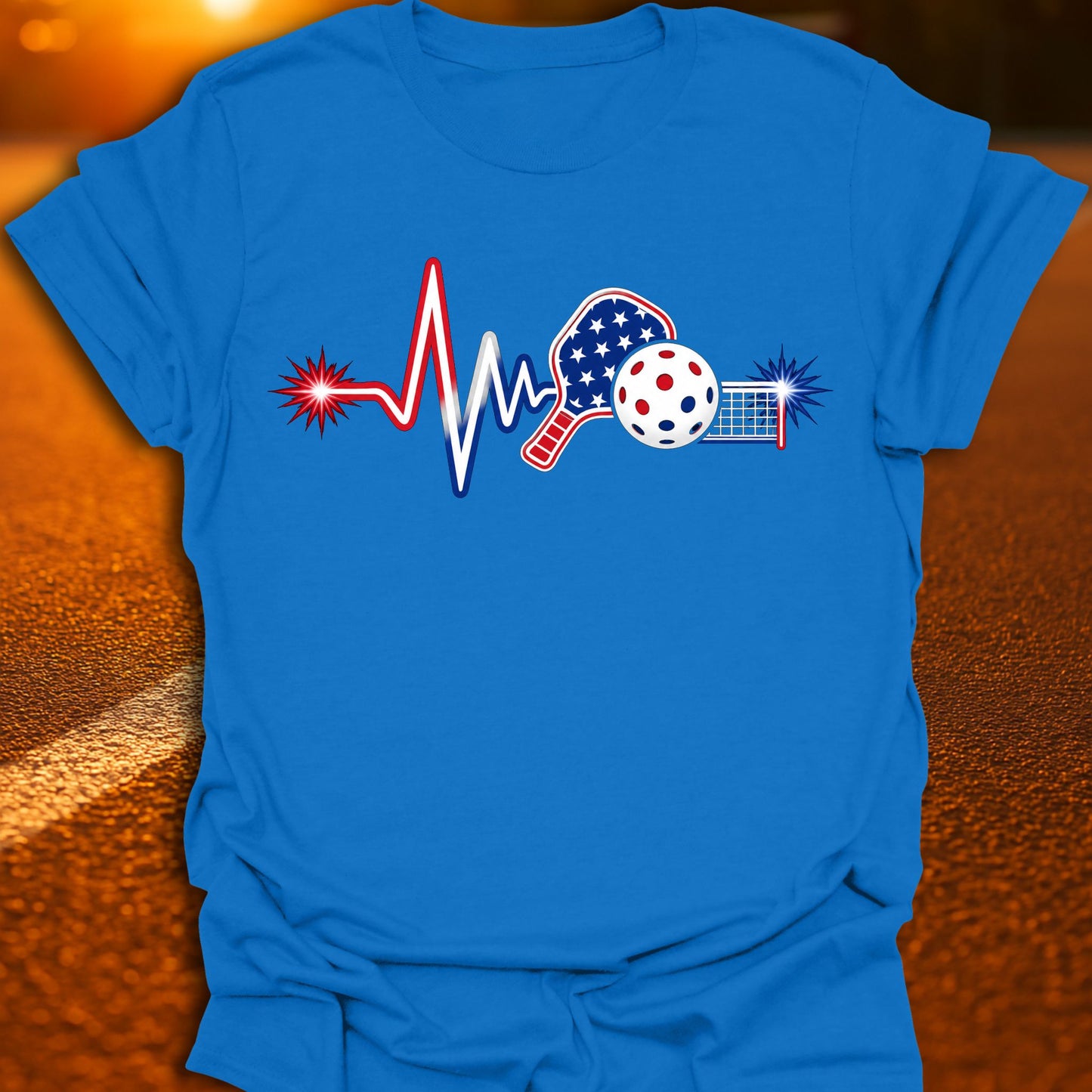 Patriotic Lifeline Pickleball T-Shirt