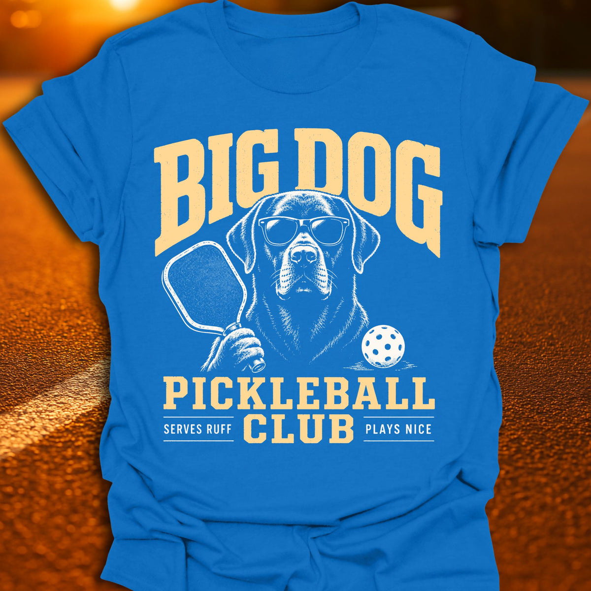 Big Dog Pickleball Club T-Shirt