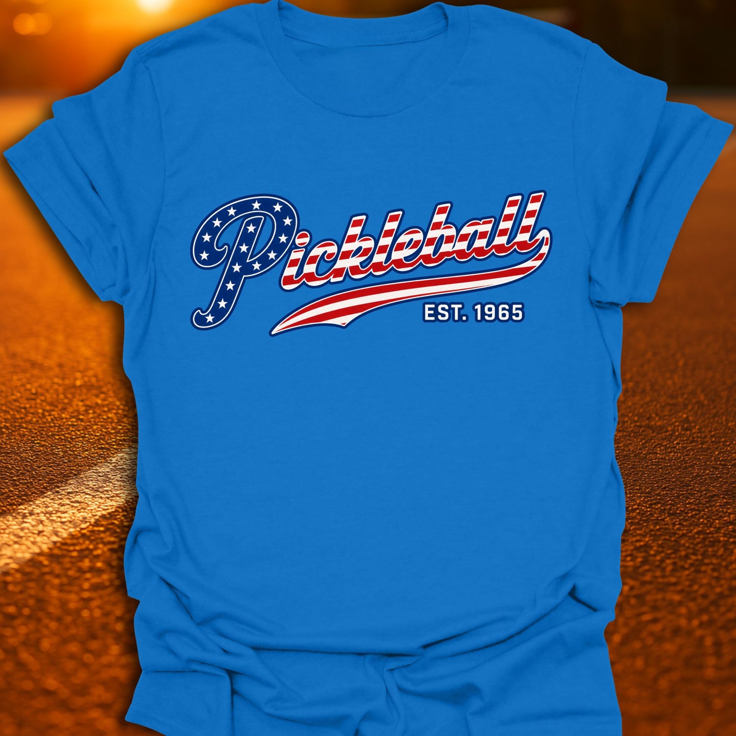 Est. 1965 Patriotic Pickleball T-Shirt
