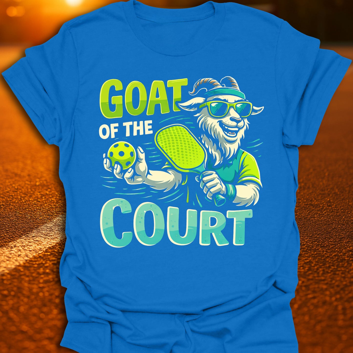 Goat Of The Court Pickleball T-Shirt