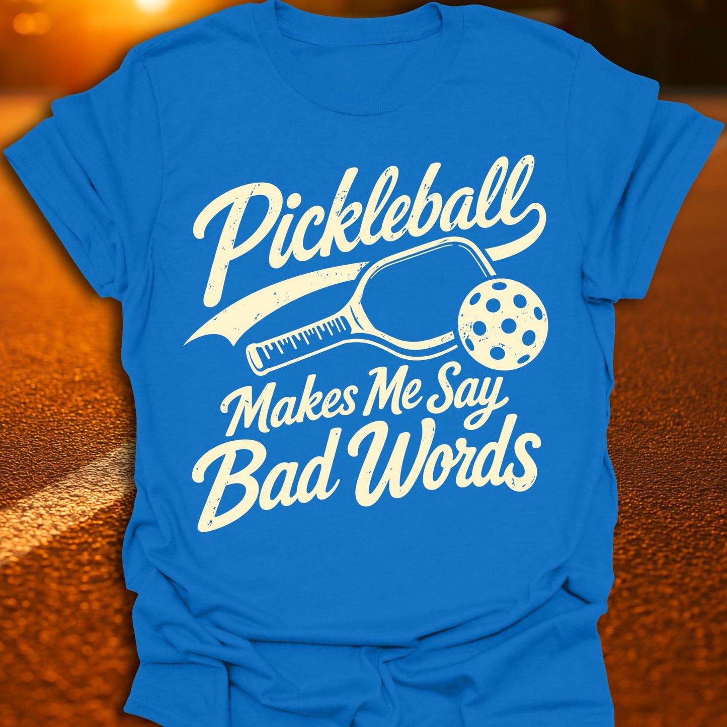 Bad Words Vintage Pickleball T-Shirt