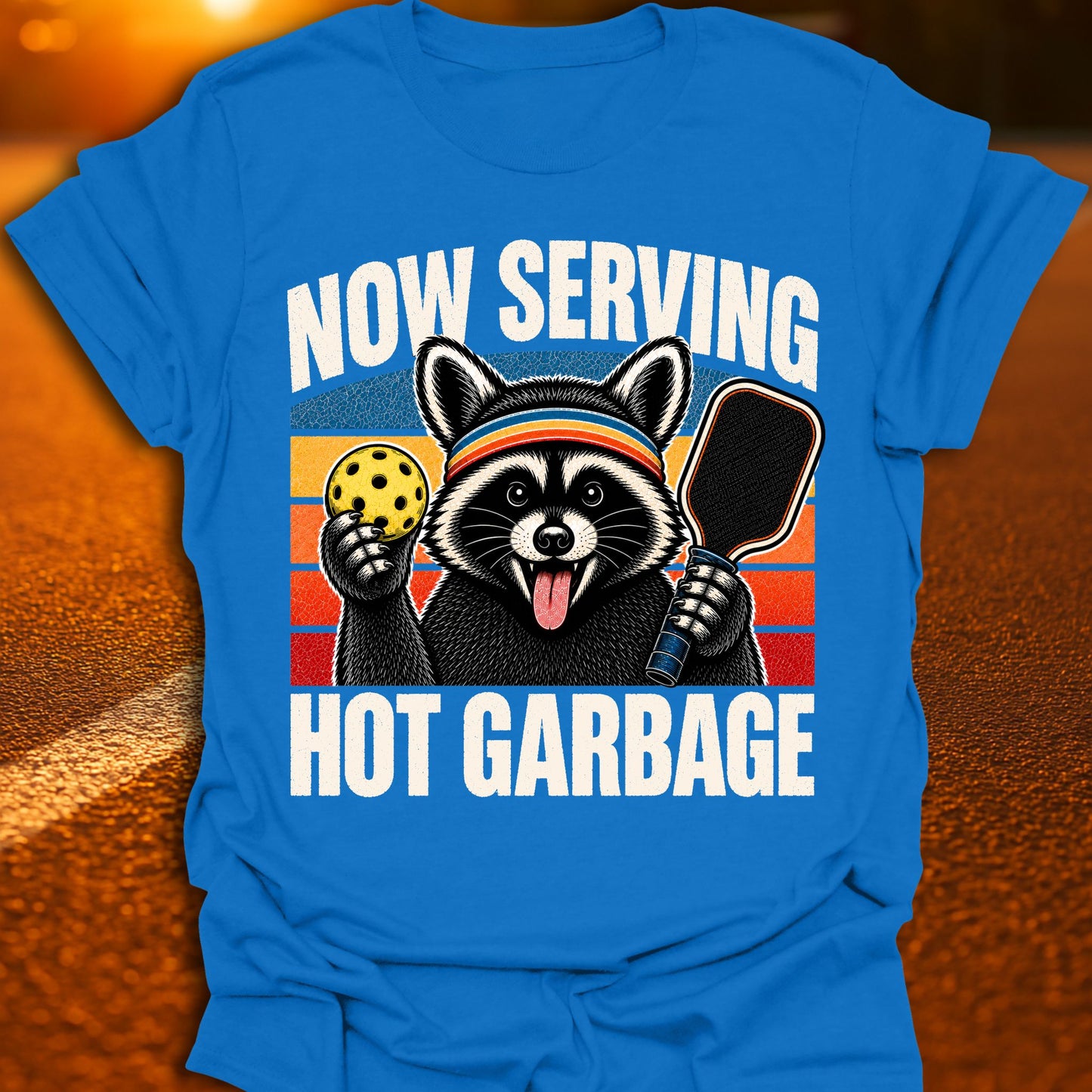 Now Serving Hot Garbage Pickleball T-Shirt