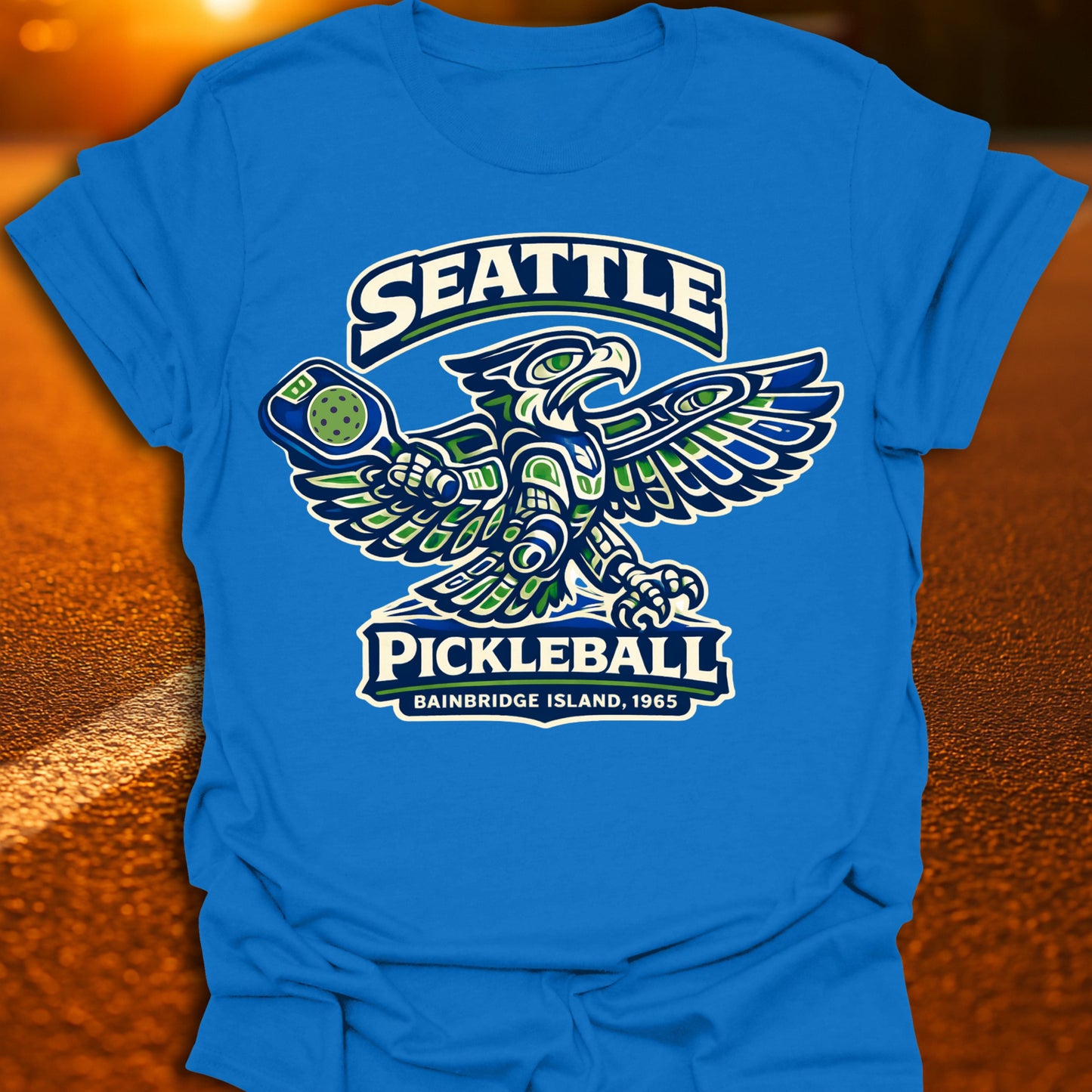 Seattle Throwback Pickleball T-Shirt