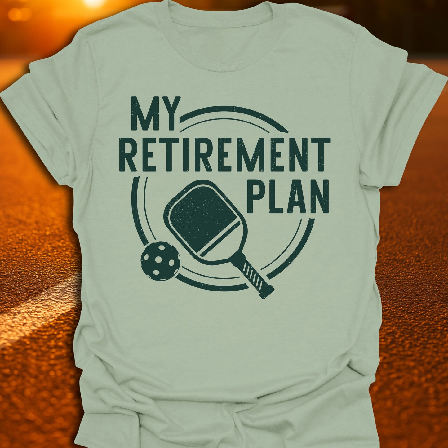 Retirement Plan Pickleball T-Shirt