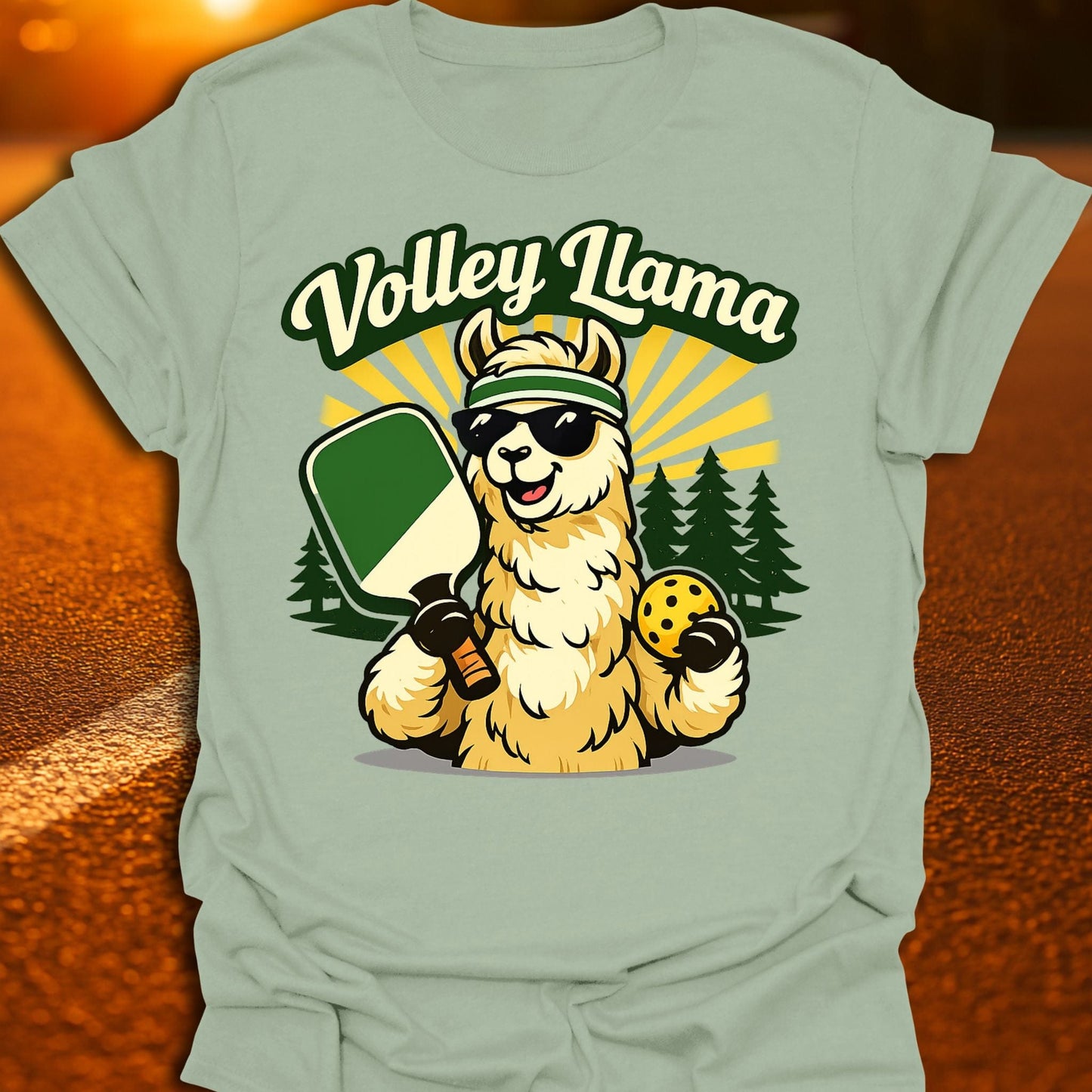 Volley Llama Pickleball T-Shirt