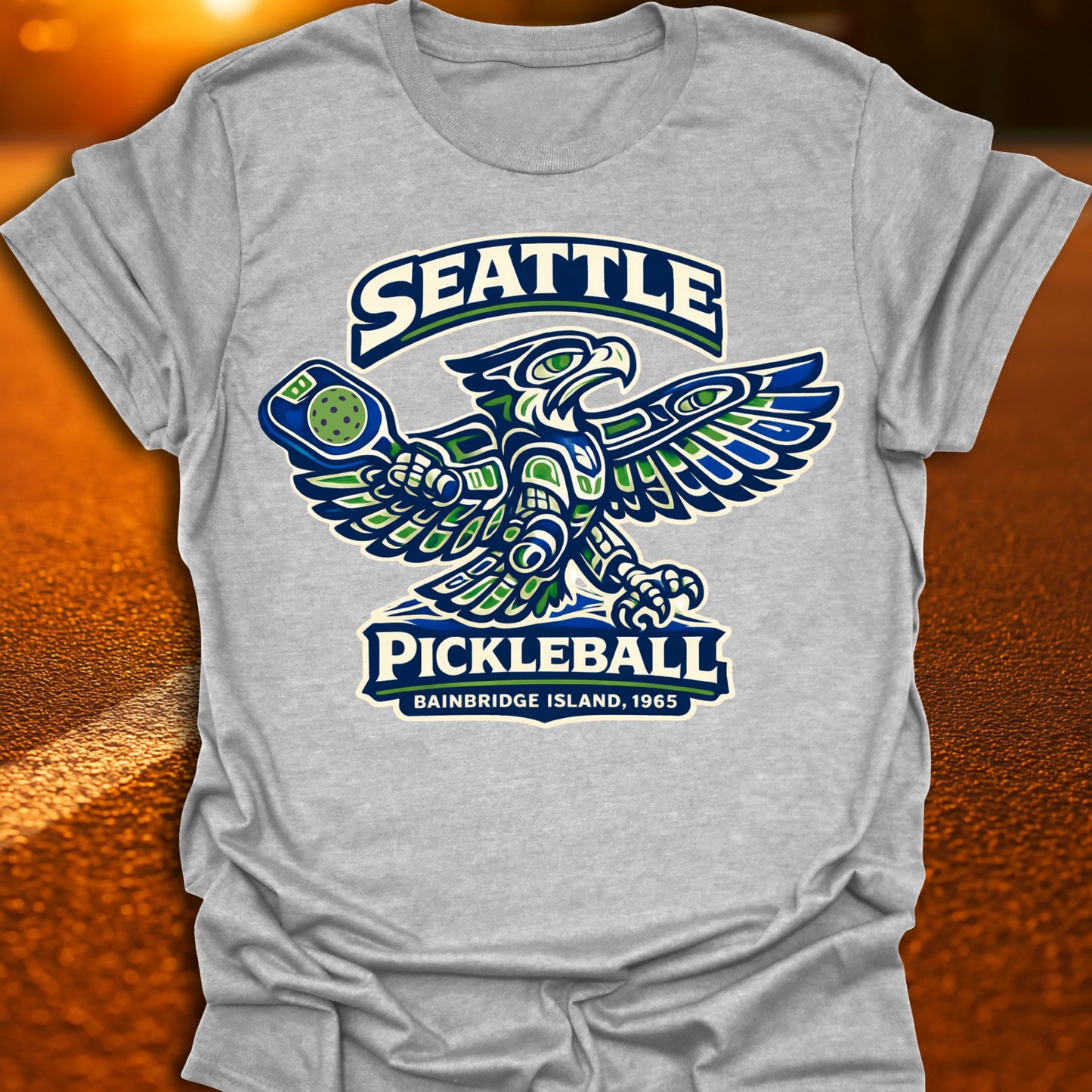 Seattle Throwback Pickleball T-Shirt