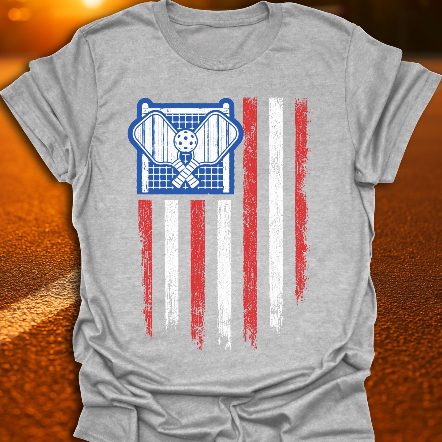 Patriot Pickleball Flag T-Shirt