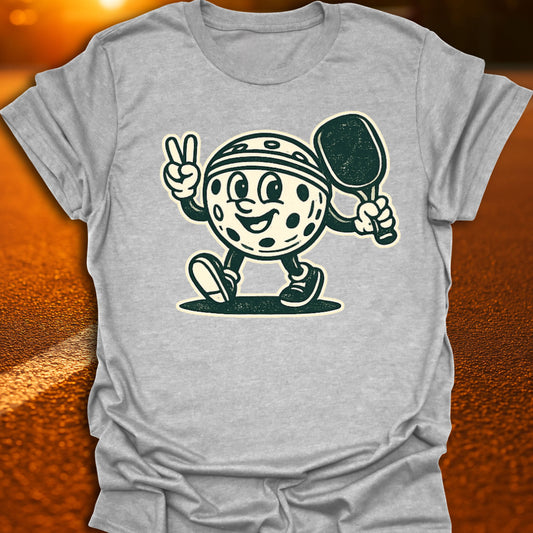 Vintage Pickleball Character T-Shirt