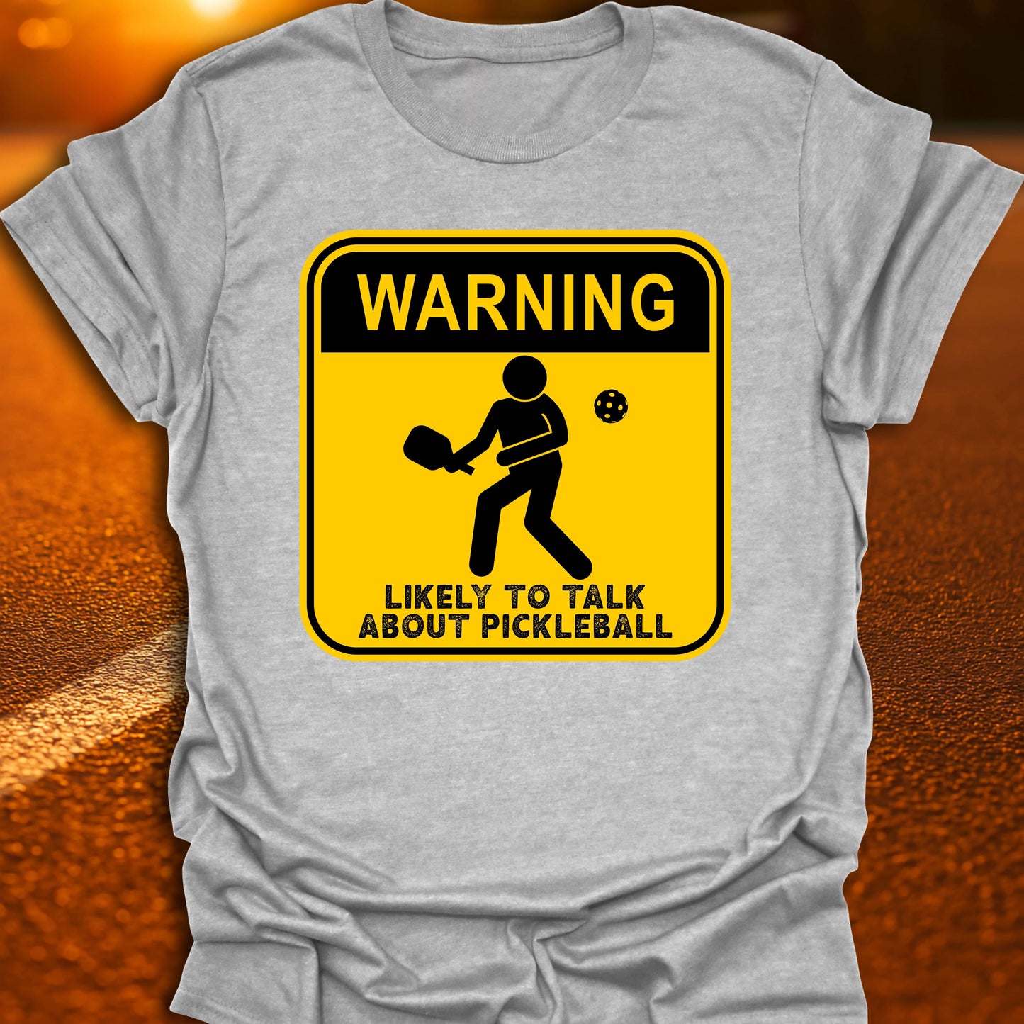 Warning Pickleball T-Shirt
