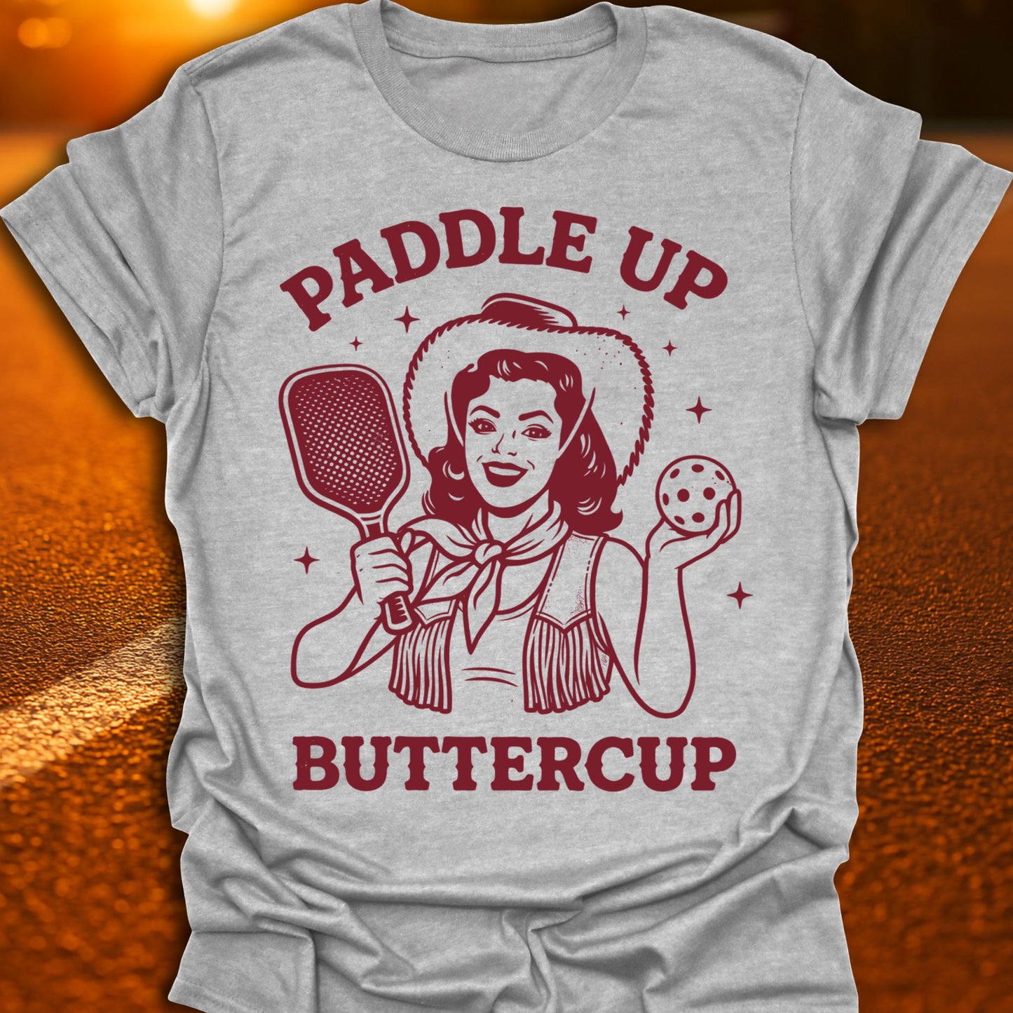 Paddle Up Buttercup Pickleball T-Shirt