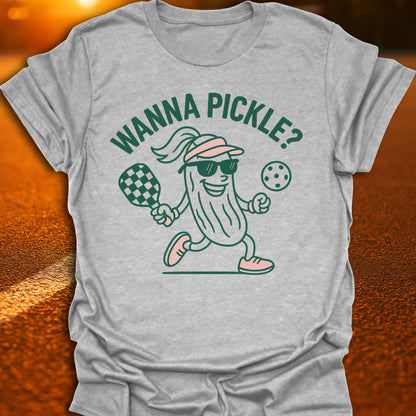 Wanna Pickle? (Feminine, Light) T-Shirt