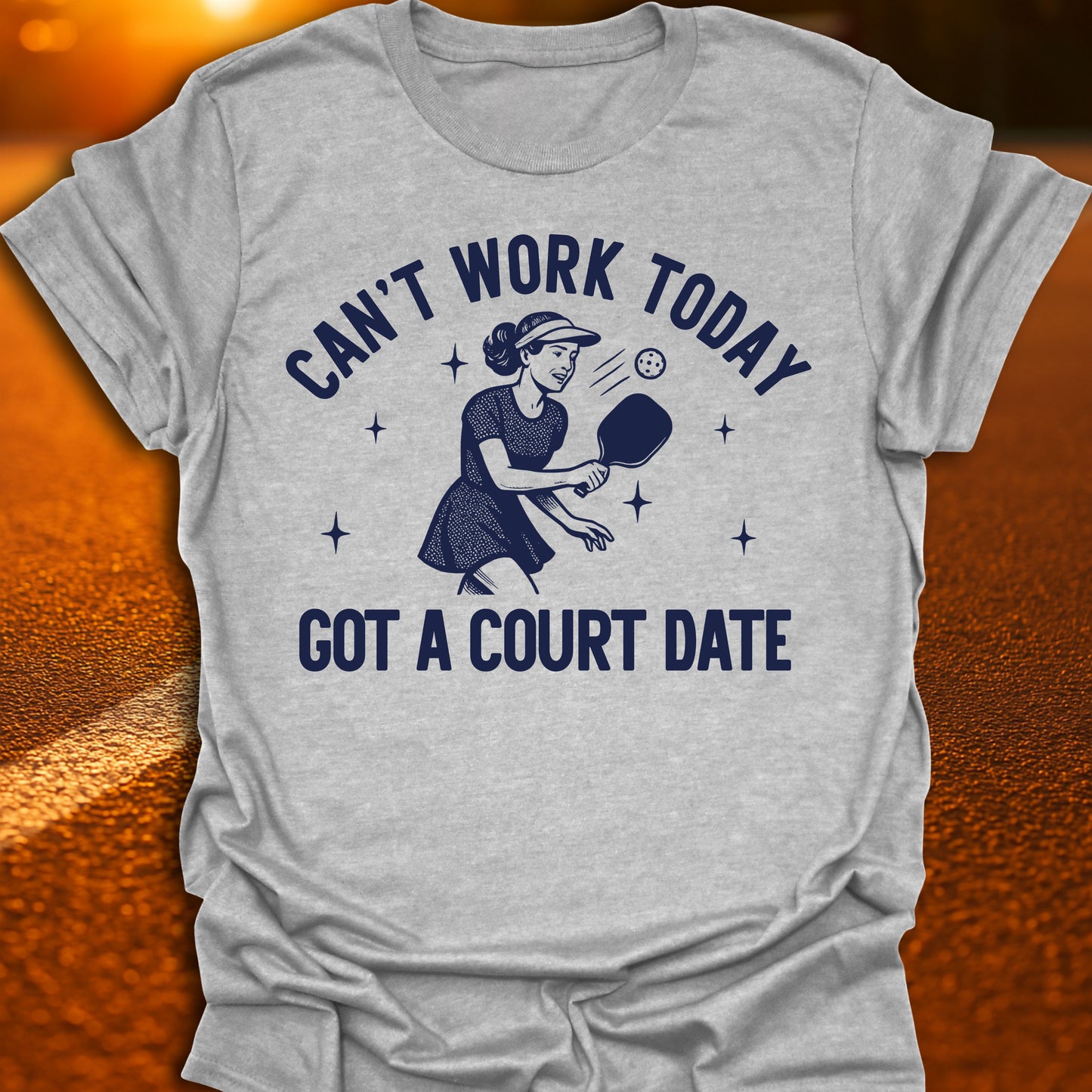Court Date Pickleball T-Shirt