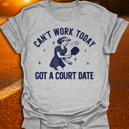 Court Date Pickleball T-Shirt