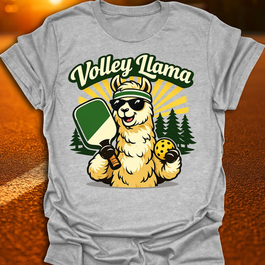 Volley Llama Pickleball T-Shirt