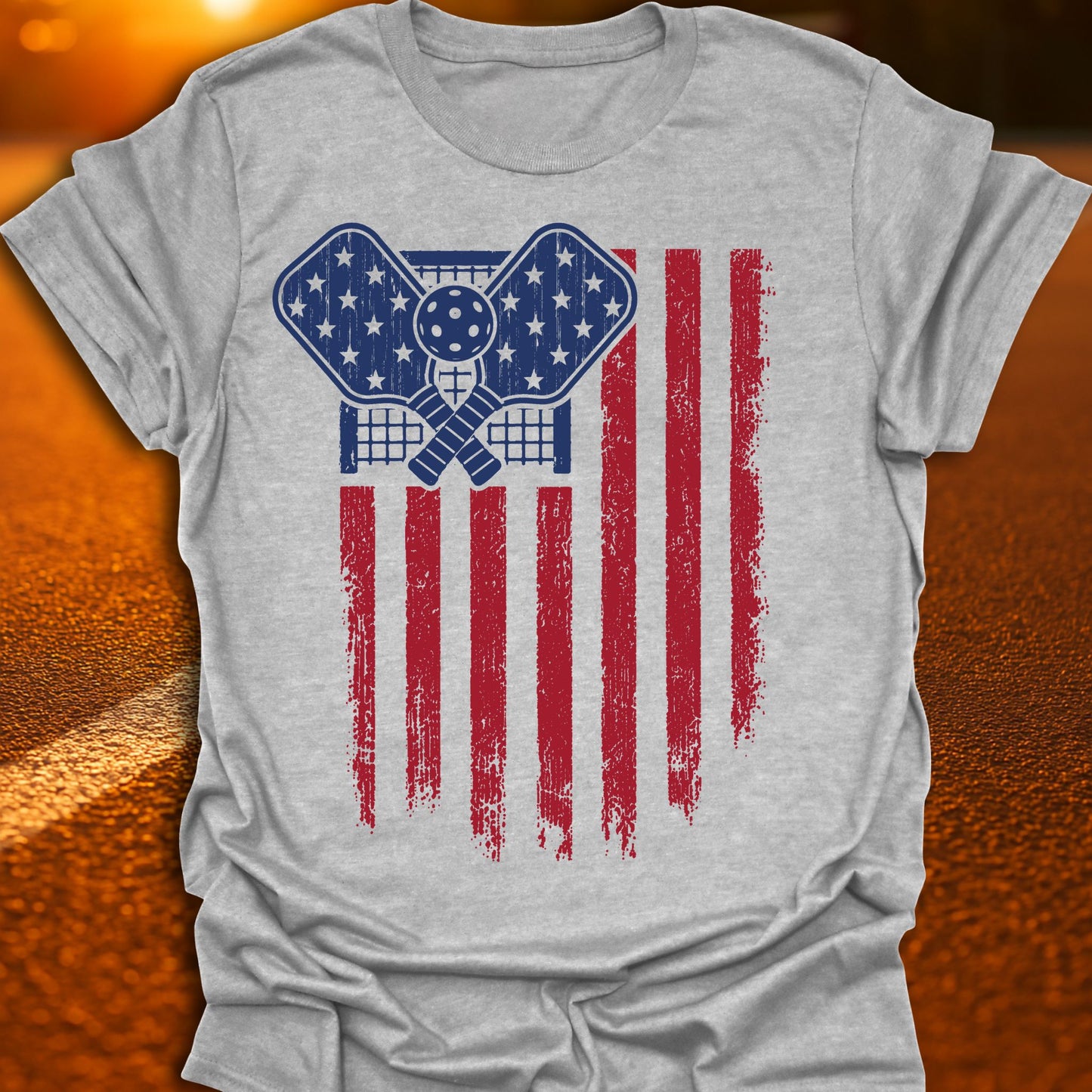 Patriot Pickleball Flag T-Shirt