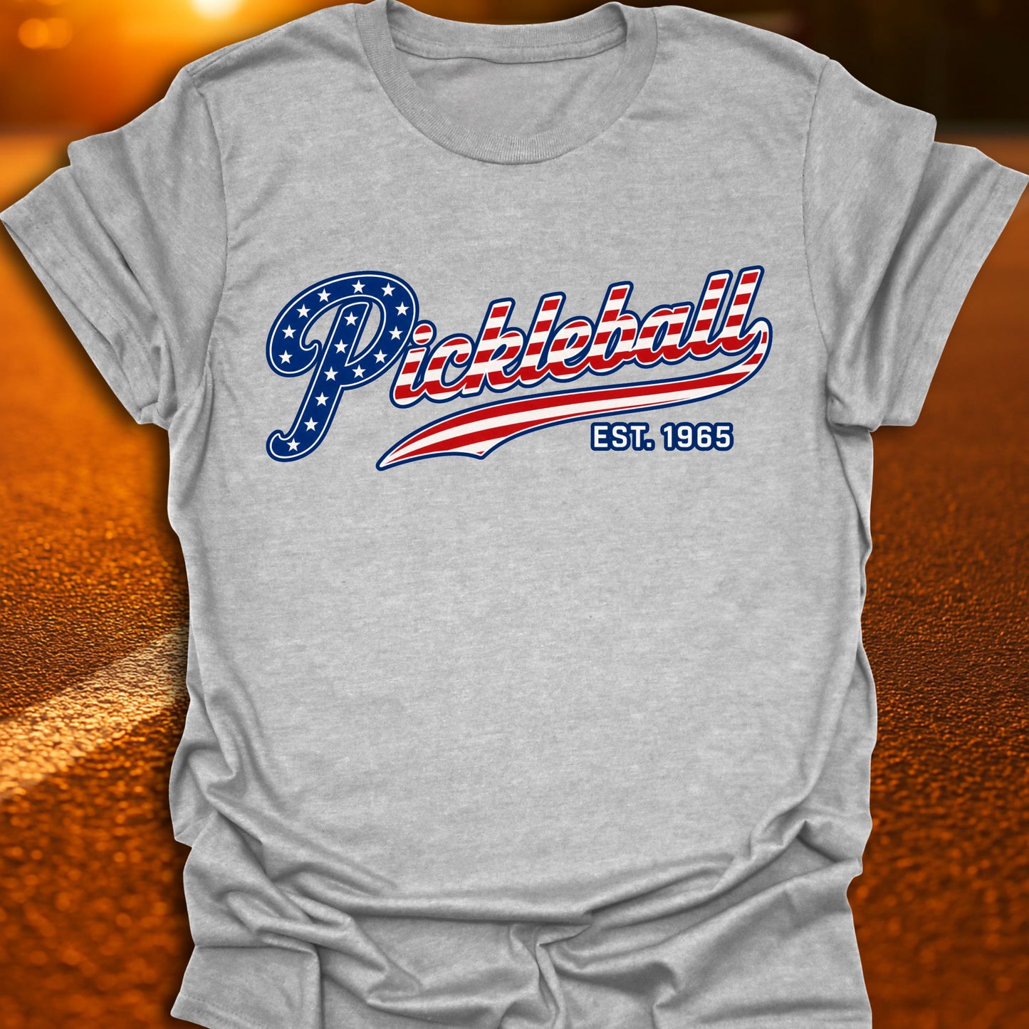 Est. 1965 Patriotic Pickleball T-Shirt
