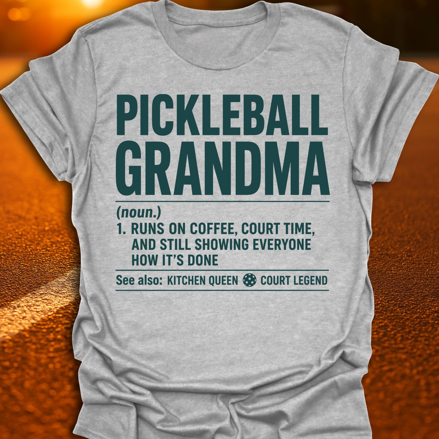 Pickleball Grandma Definition T-Shirt