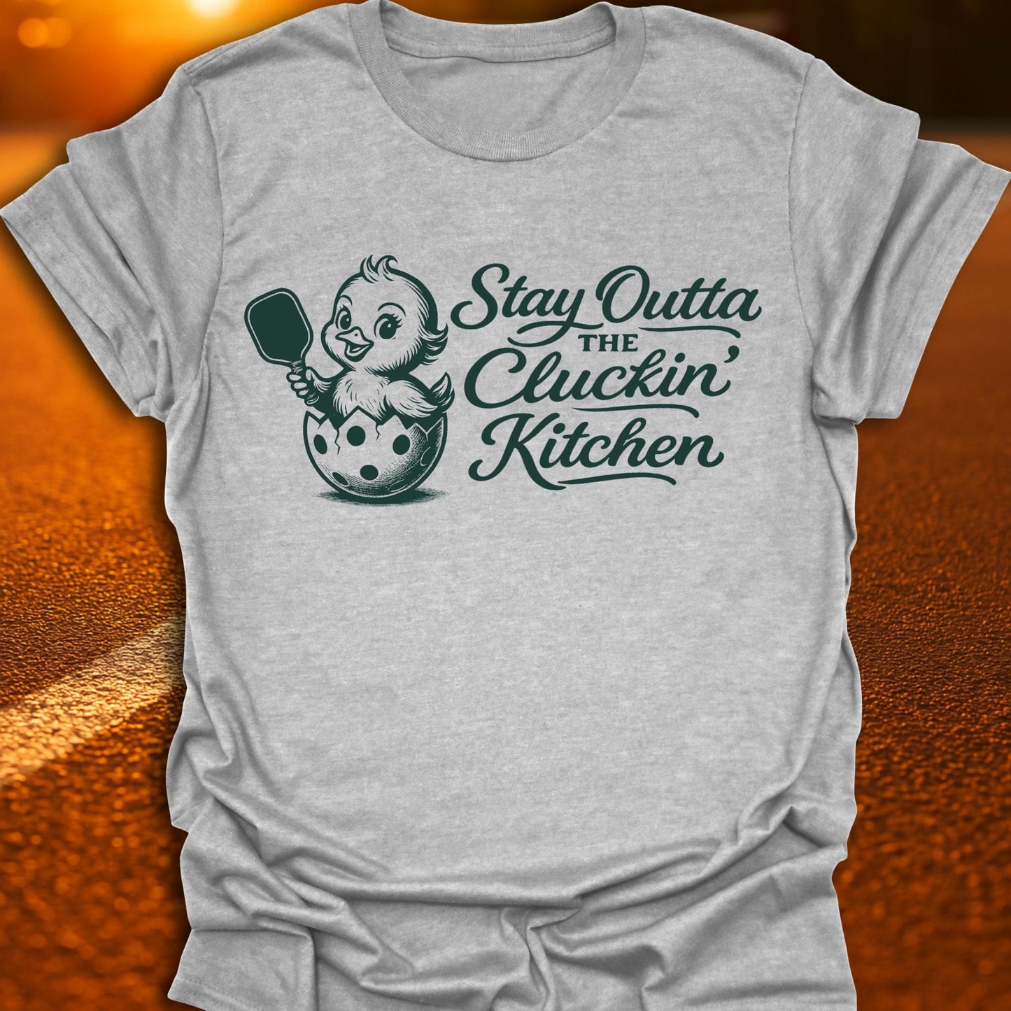 Cluckin' Kitchen Pickleball T-Shirt
