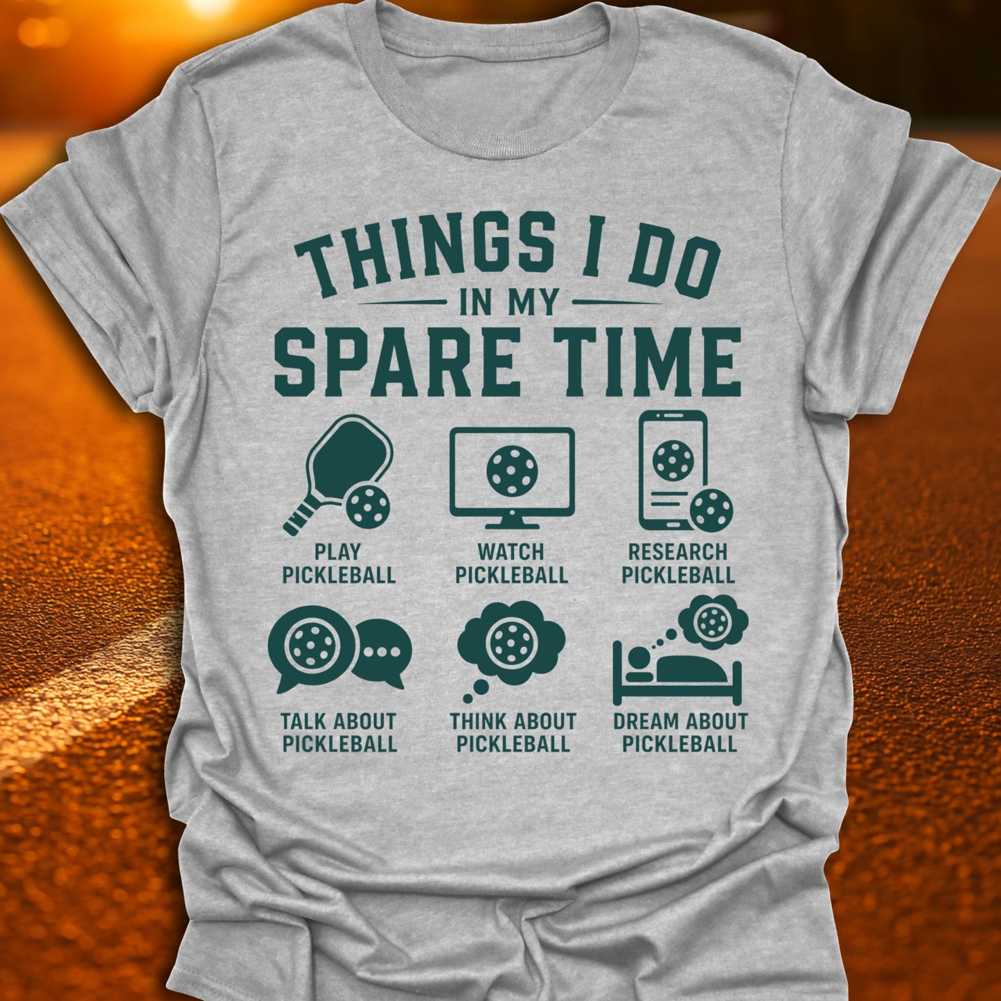 Spare Time Pickleball T-Shirt