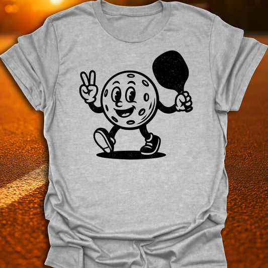 Retro Pickleball Character T-Shirt